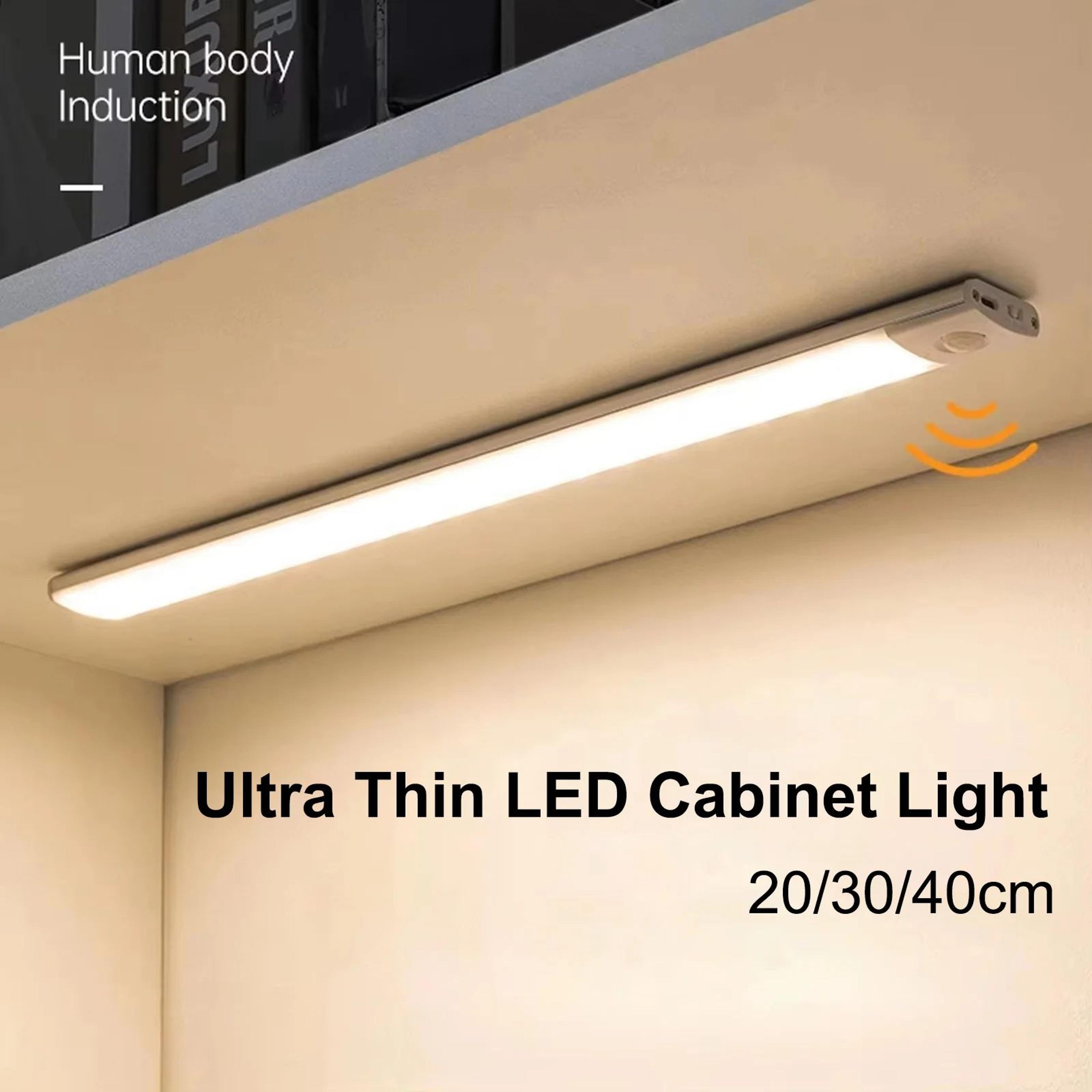 ultra thin rechargeable motion sensor led cabinet light