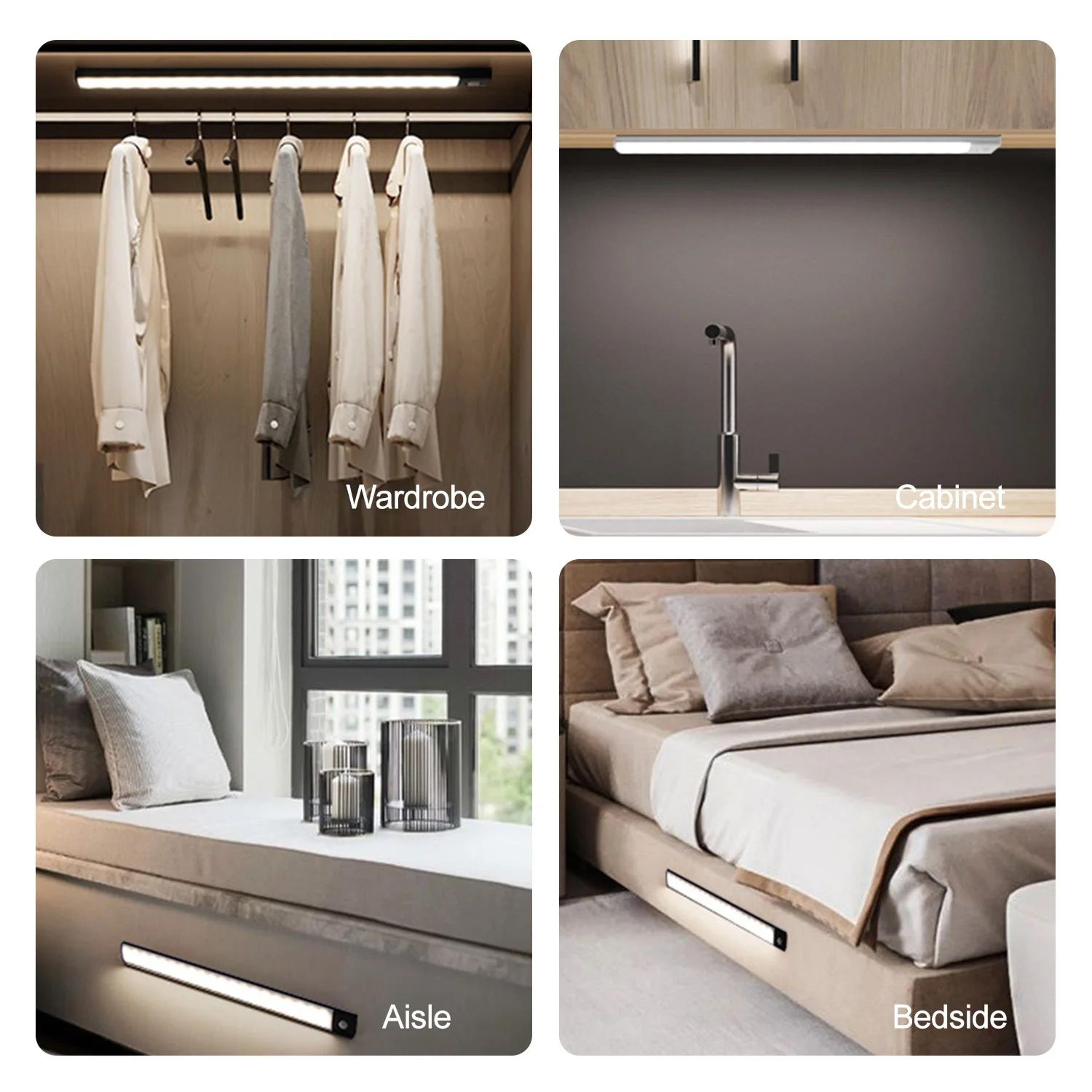 Ultra Thin Rechargeable Motion Sensor LED Cabinet Light 5