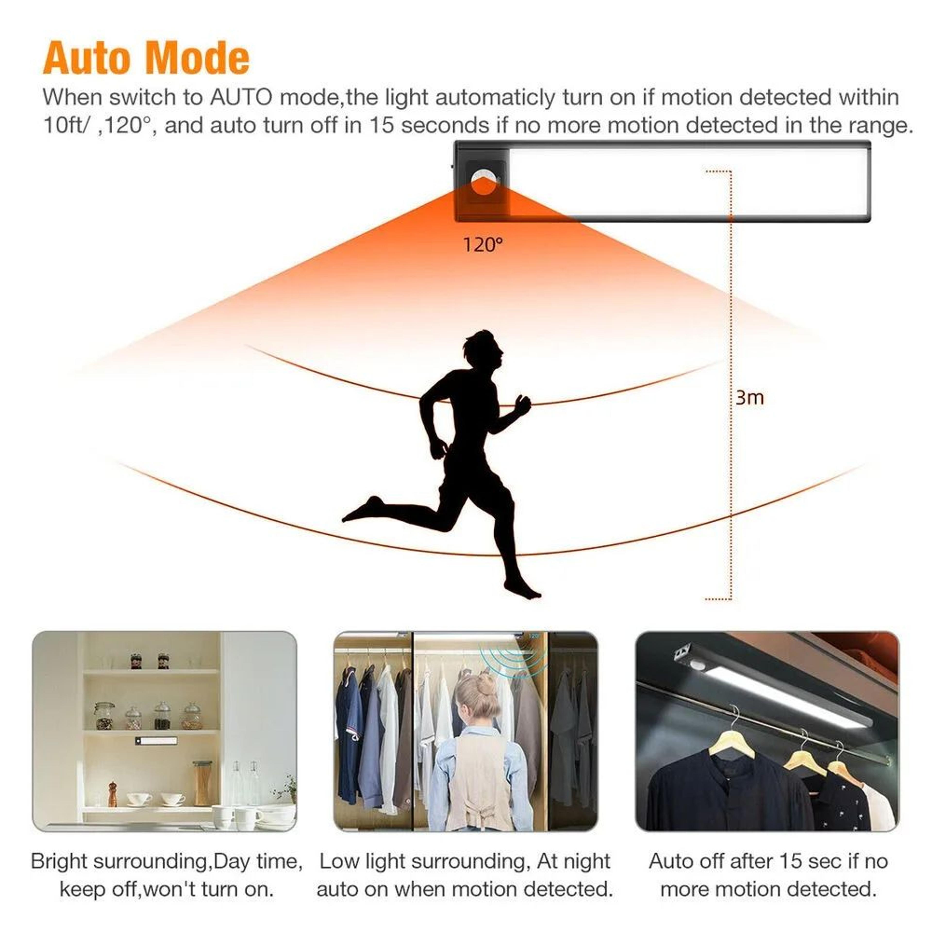 Rechargeable Motion Sensor Dimmable Under Cabinet Light 3