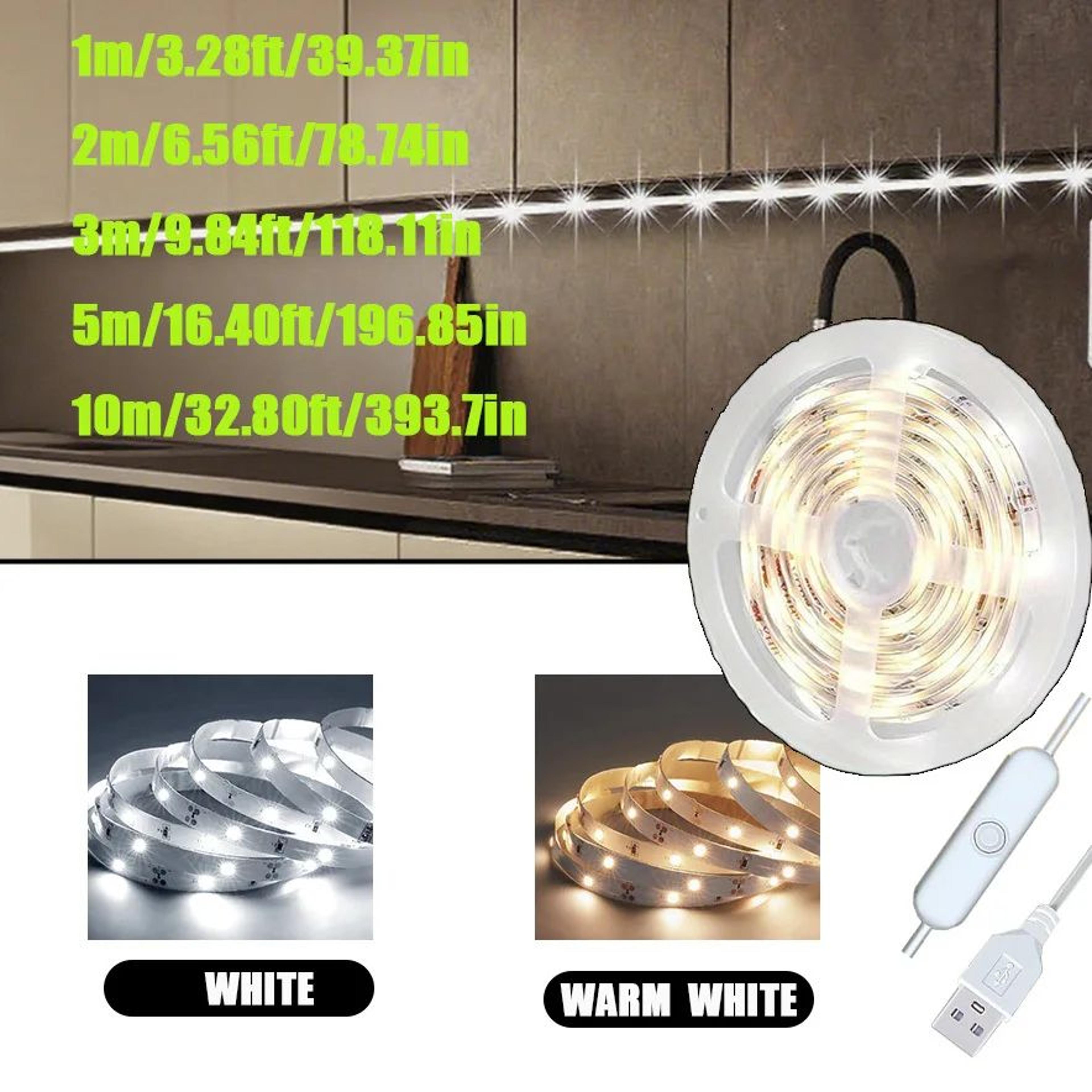 USB Powered LED Strip Lights With Button Control 2