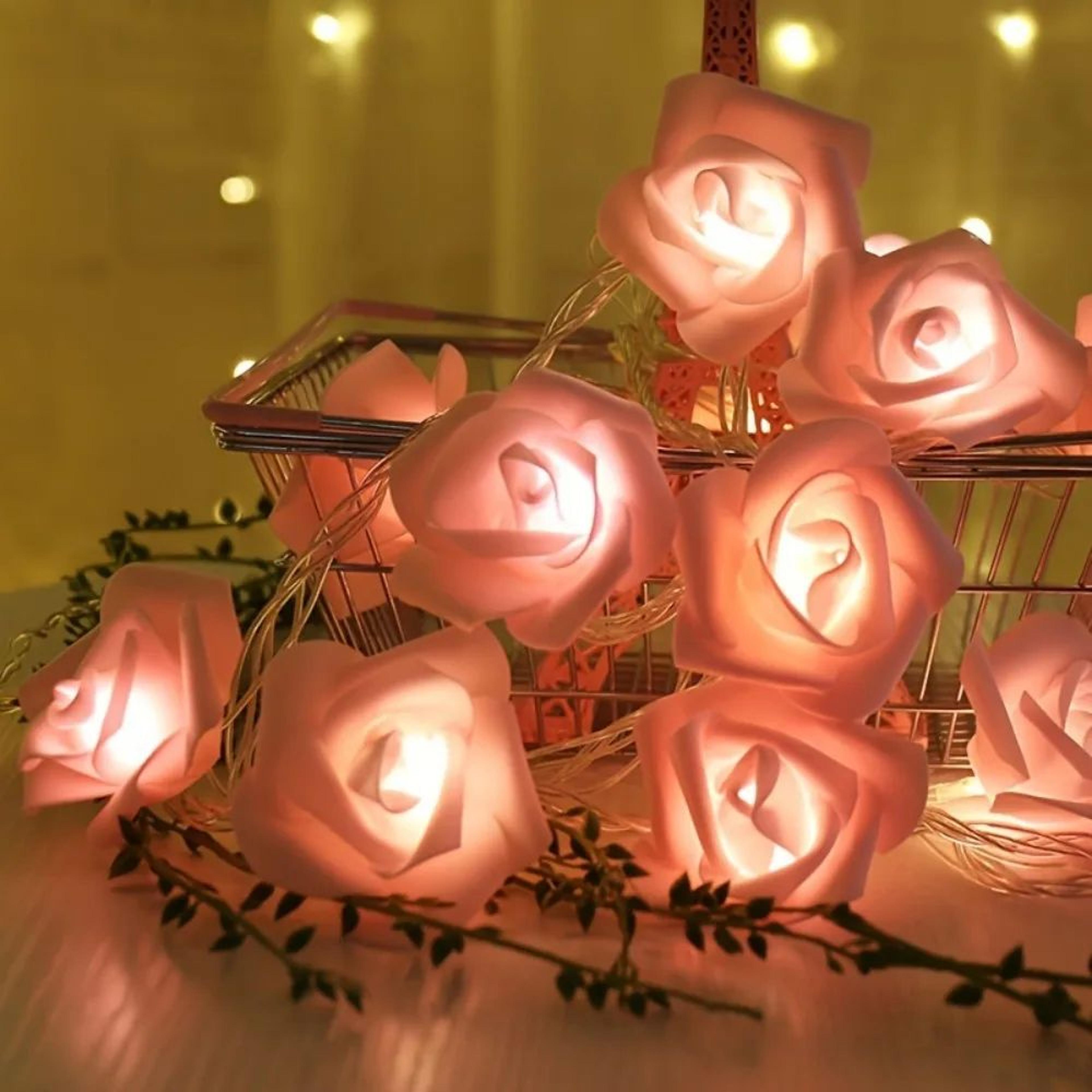 Artificial Rose Fairy String Lights For Romantic Decor 2