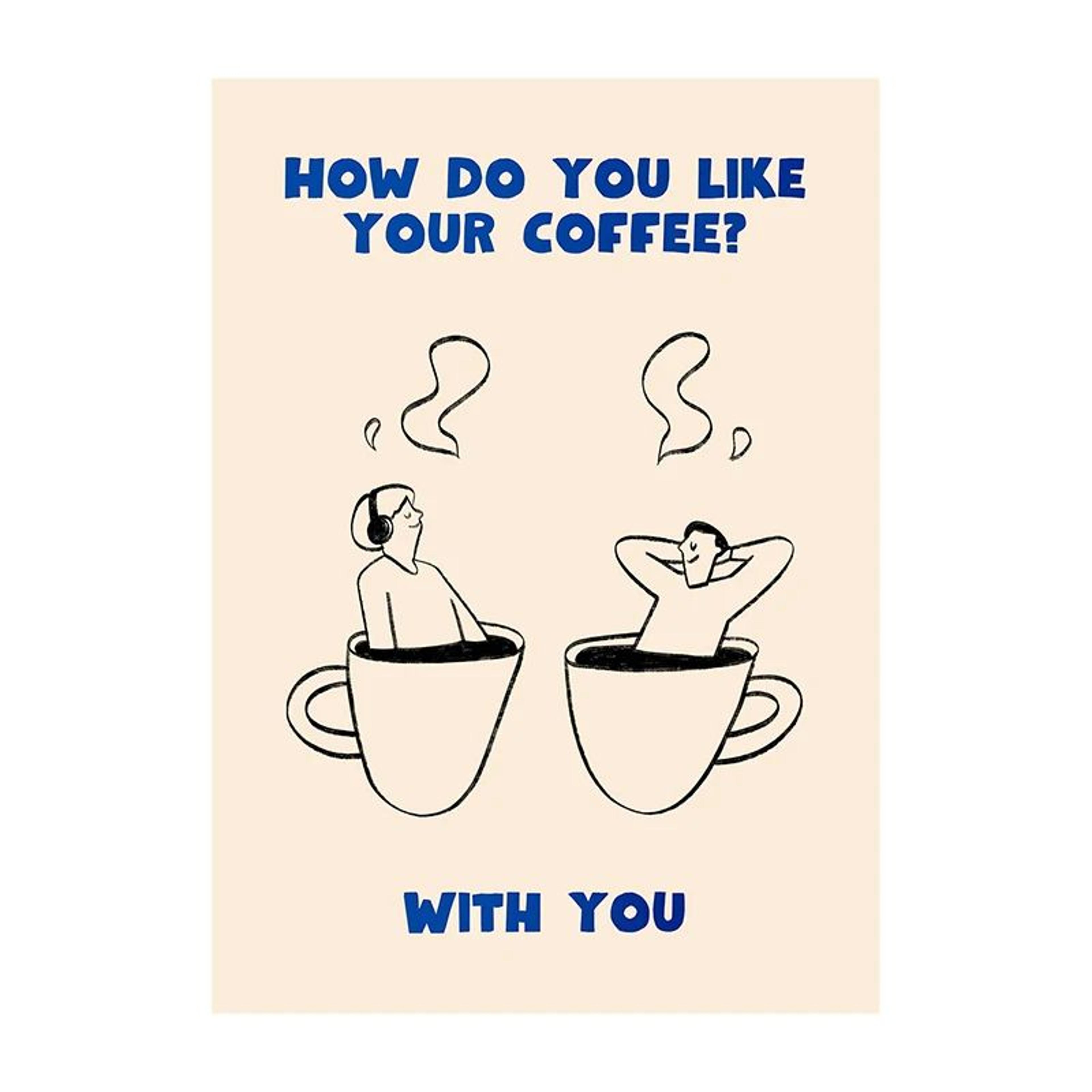 Coffee Diver Canvas Wall Art Poster 17