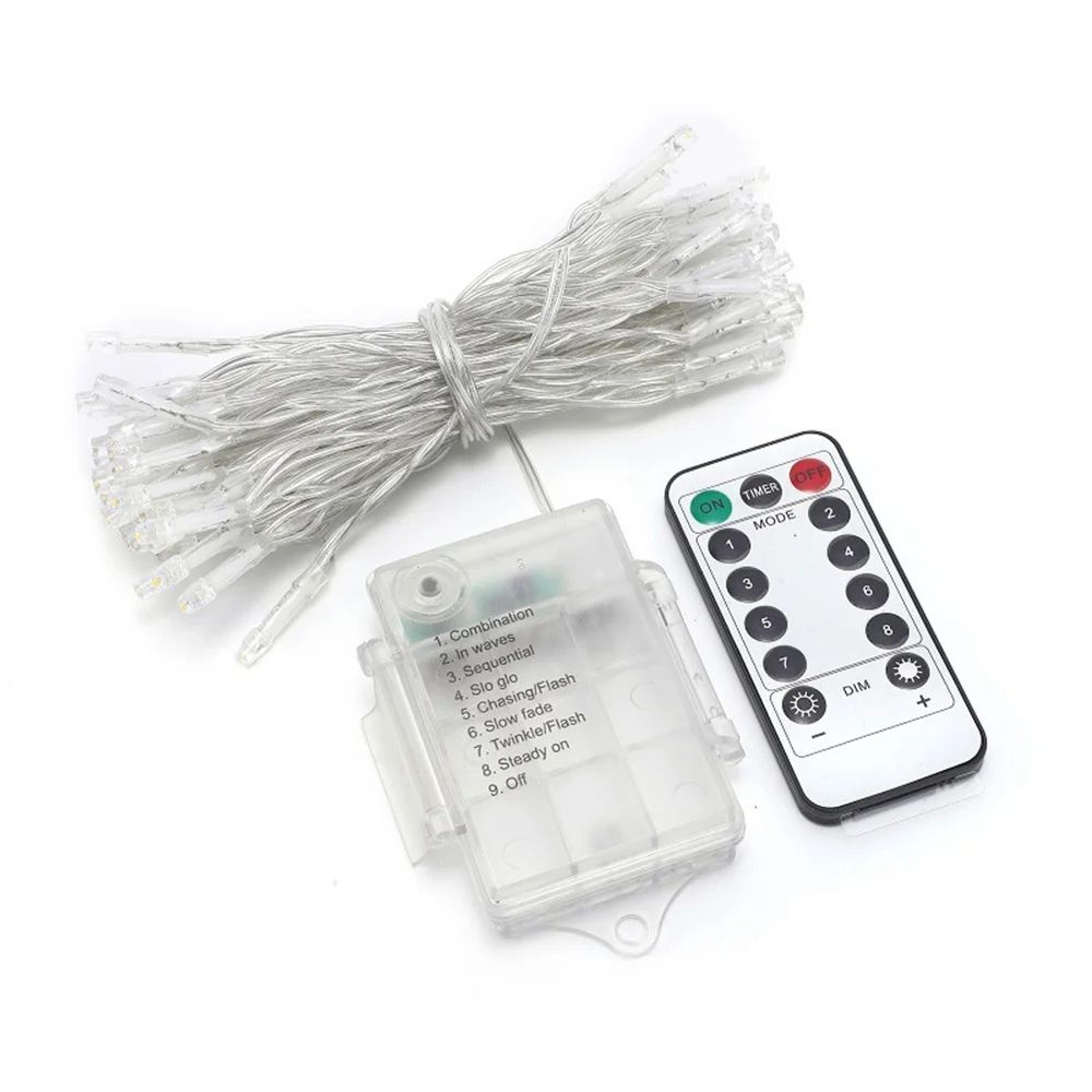 Battery Powered LED String Lights With Remote And Timer 2