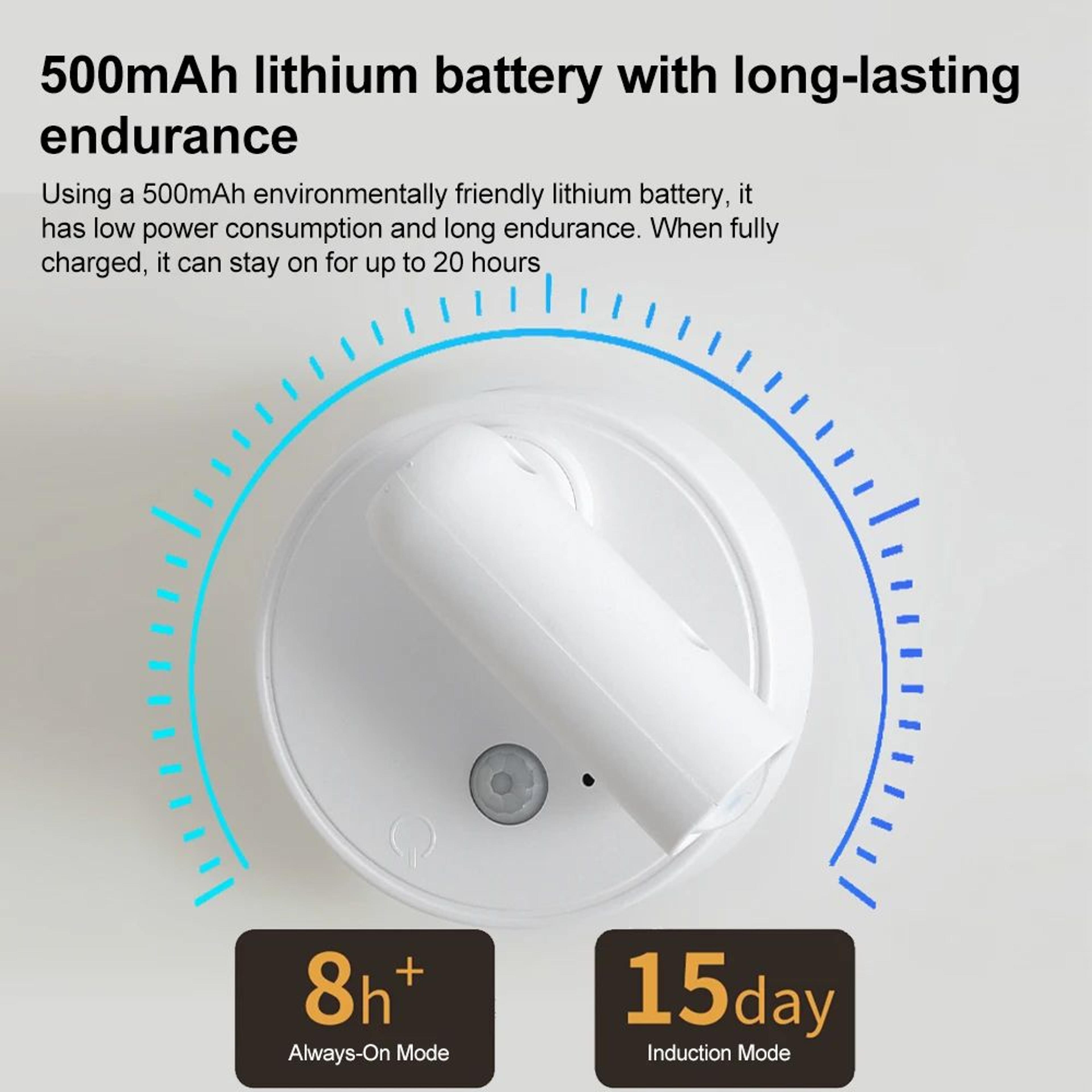 Magnetic Rechargeable LED Wall Reading Light With Touch Dimming 5