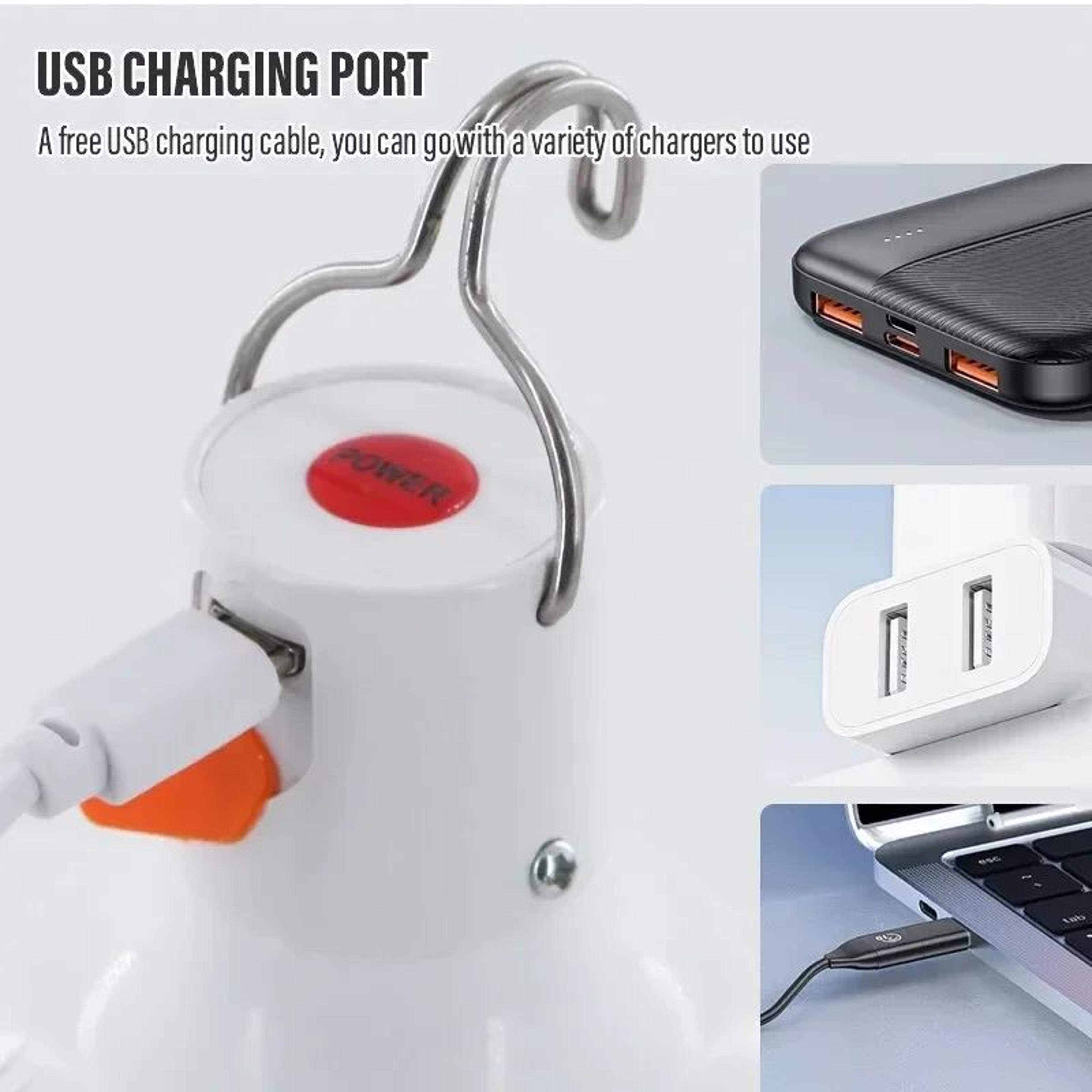 Rechargeable USB LED Camping And Emergency Hanging Light 2