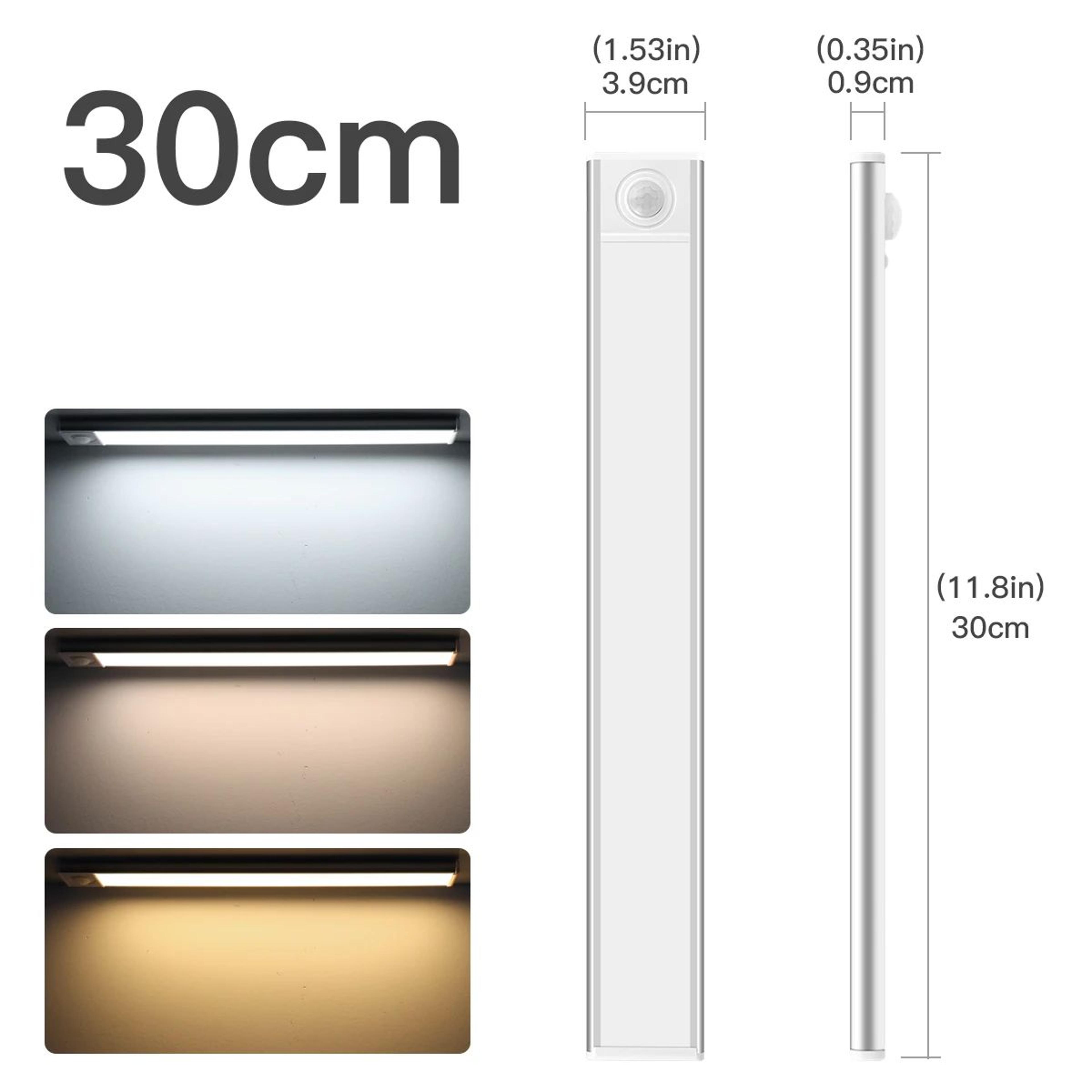 Rechargeable Motion Sensor LED Light Bar With Magnetic Mount 6
