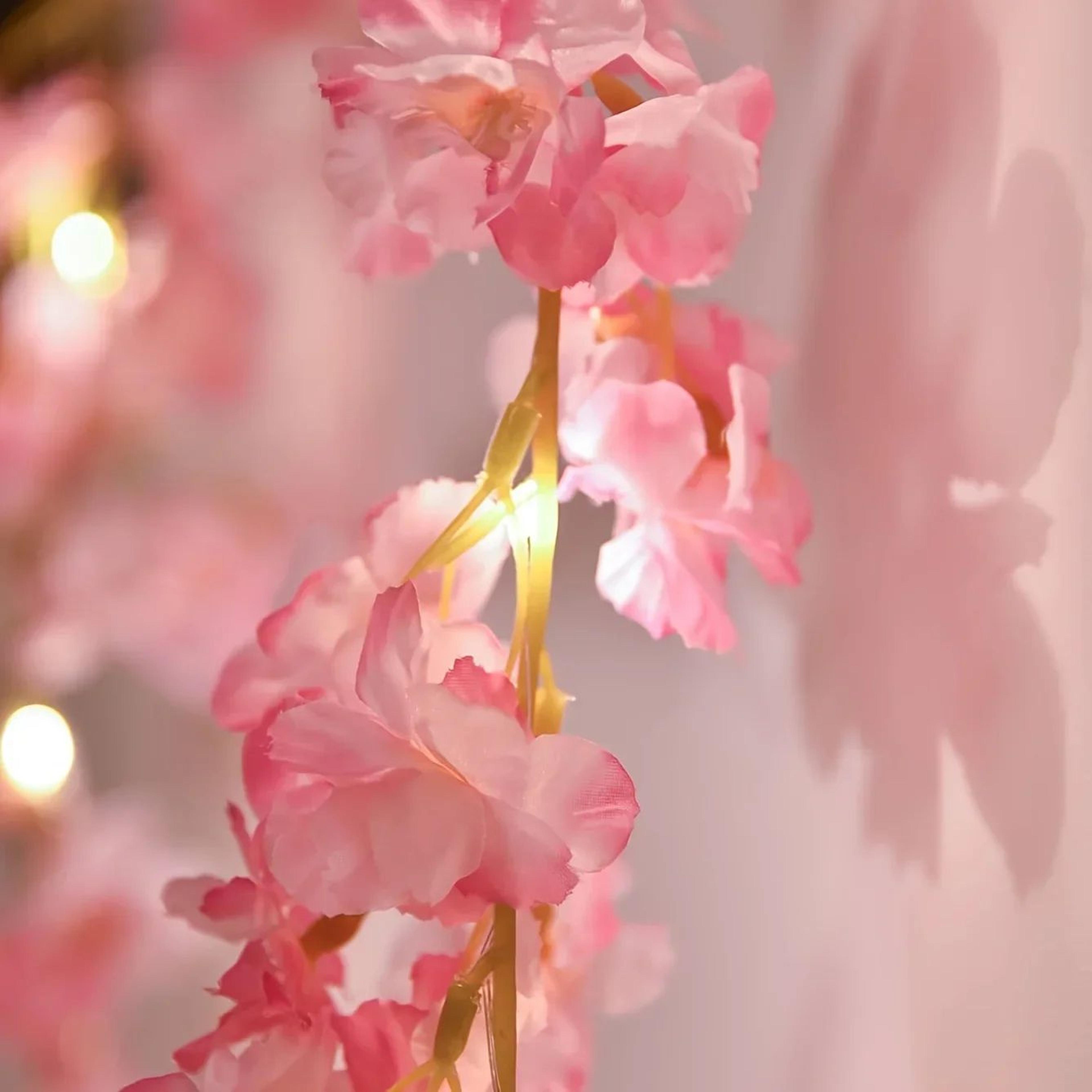 LED Cherry Blossom String Lights For Garden And Wedding Decor 4