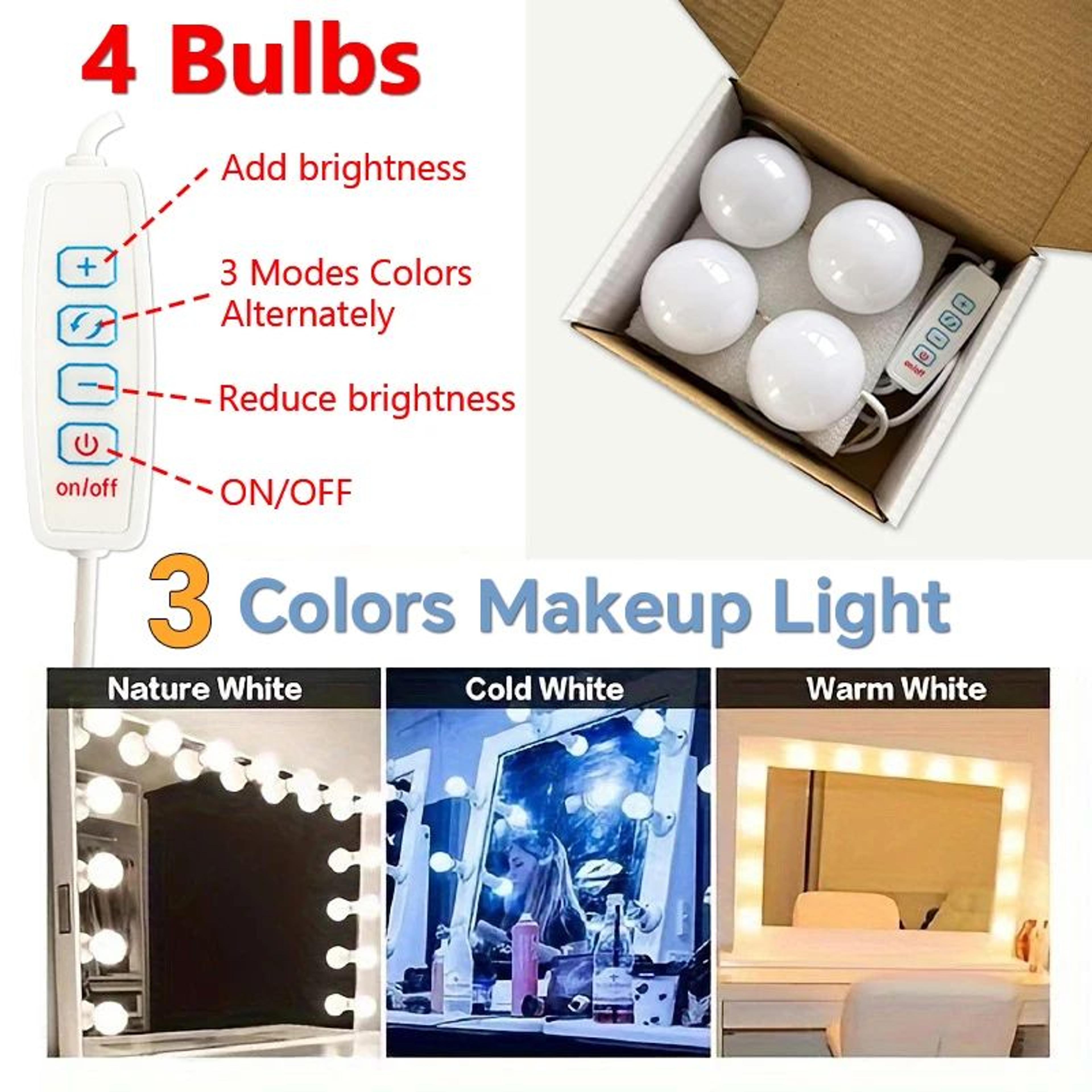 Dimmable LED Vanity Mirror Light Bulbs For Makeup And Dressing Table 6