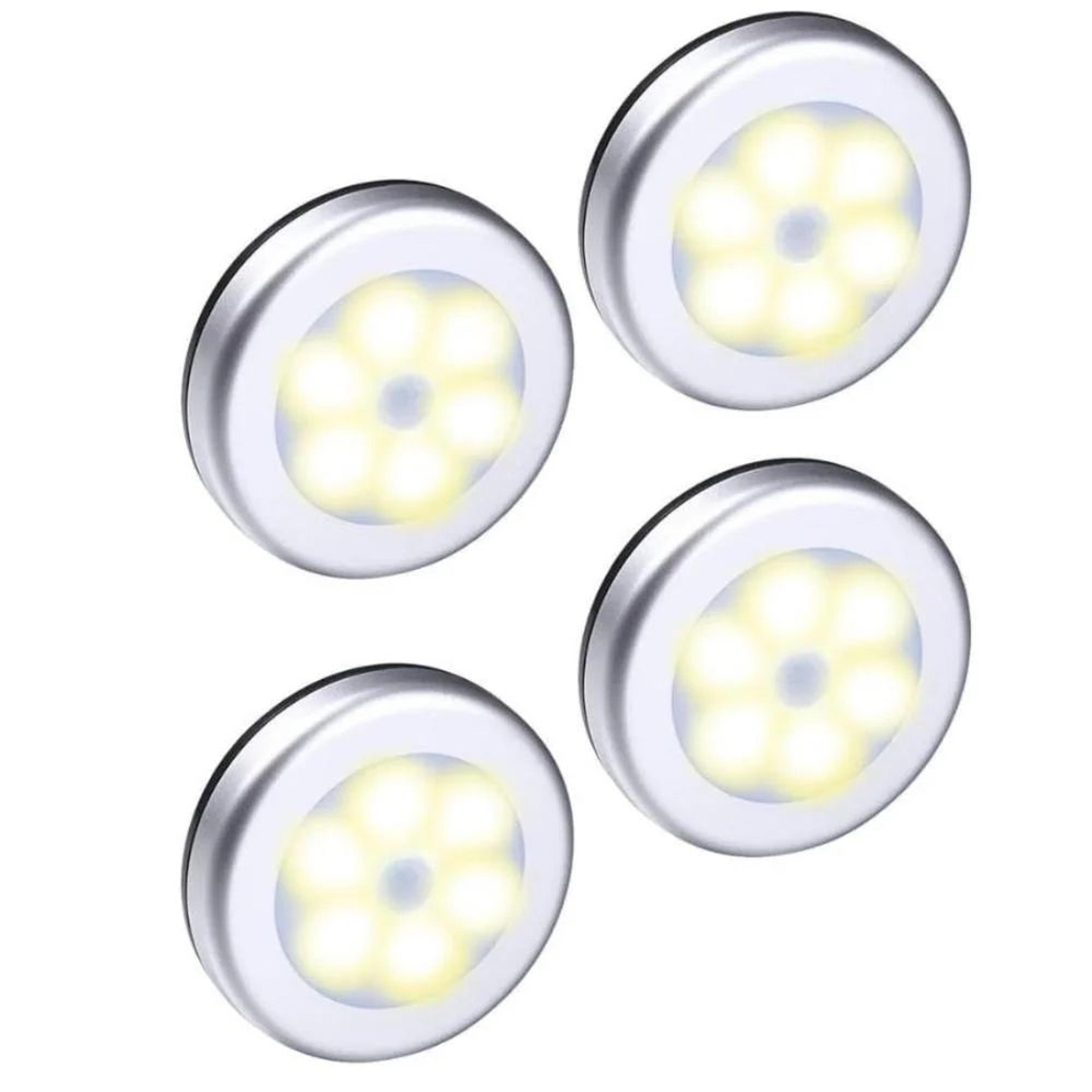 Wireless Round Motion Sensor LED Night Light For Closet And Cabinet 7