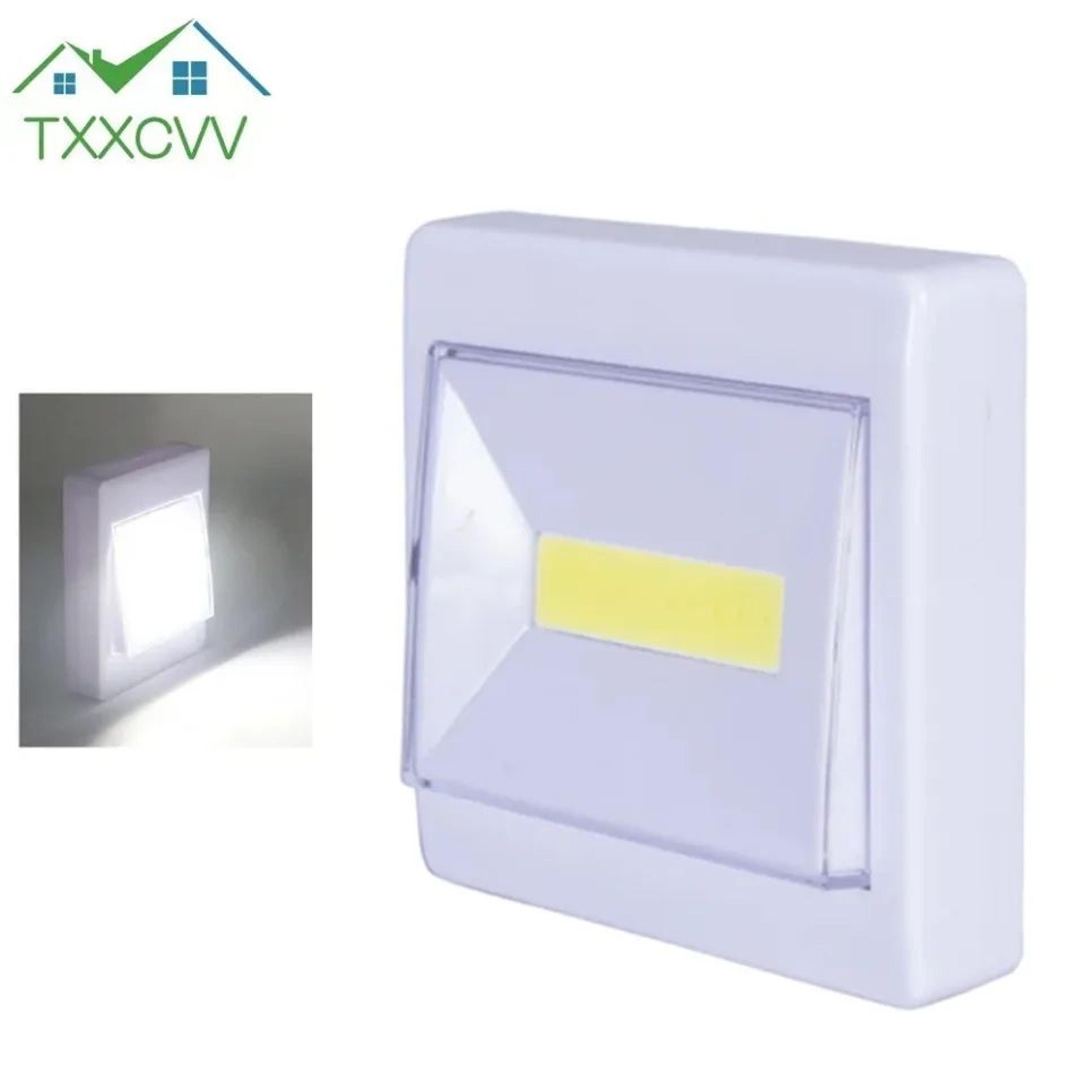 2 piece cob led battery powered wall night lights