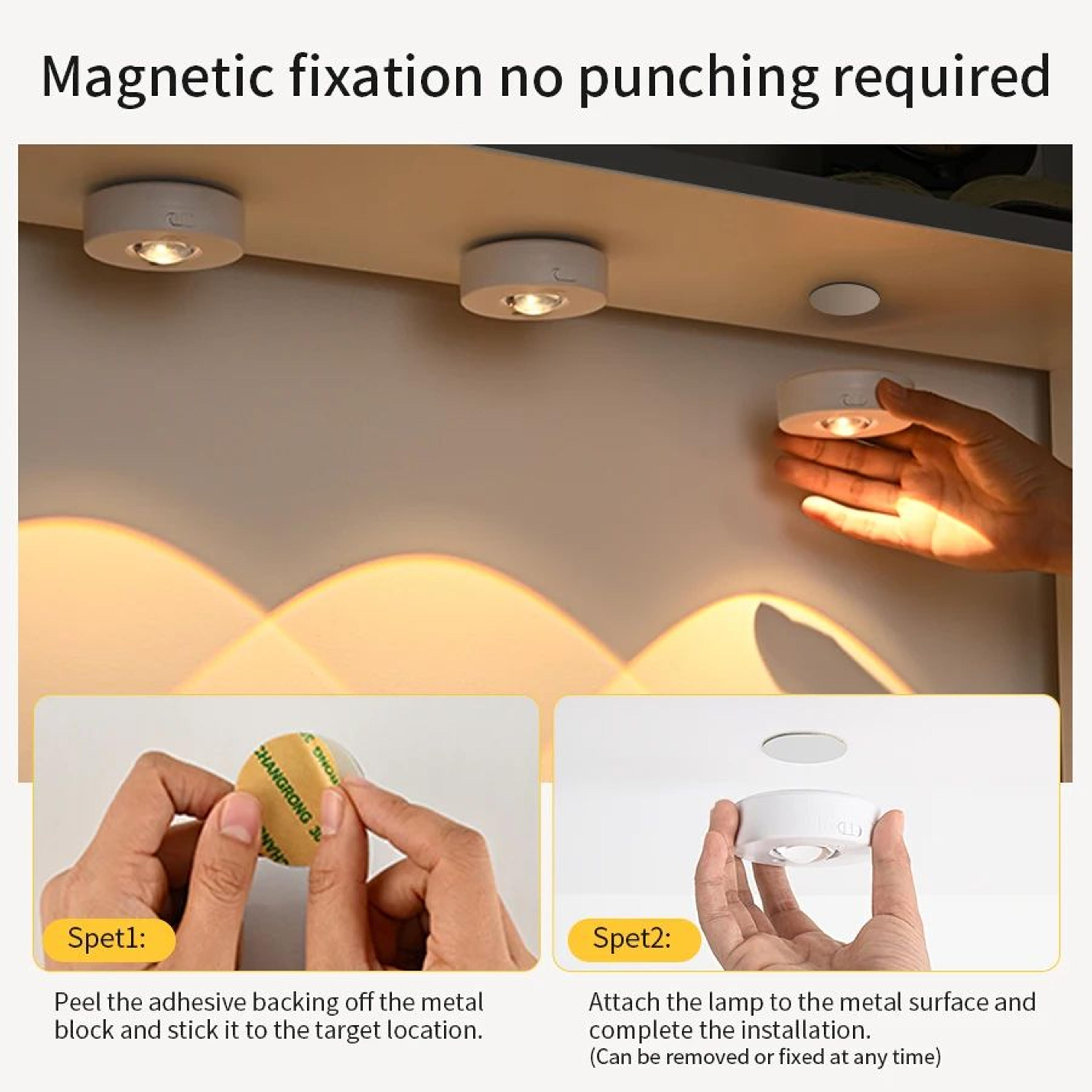 Rechargeable RGB LED Under Cabinet Spotlight 1