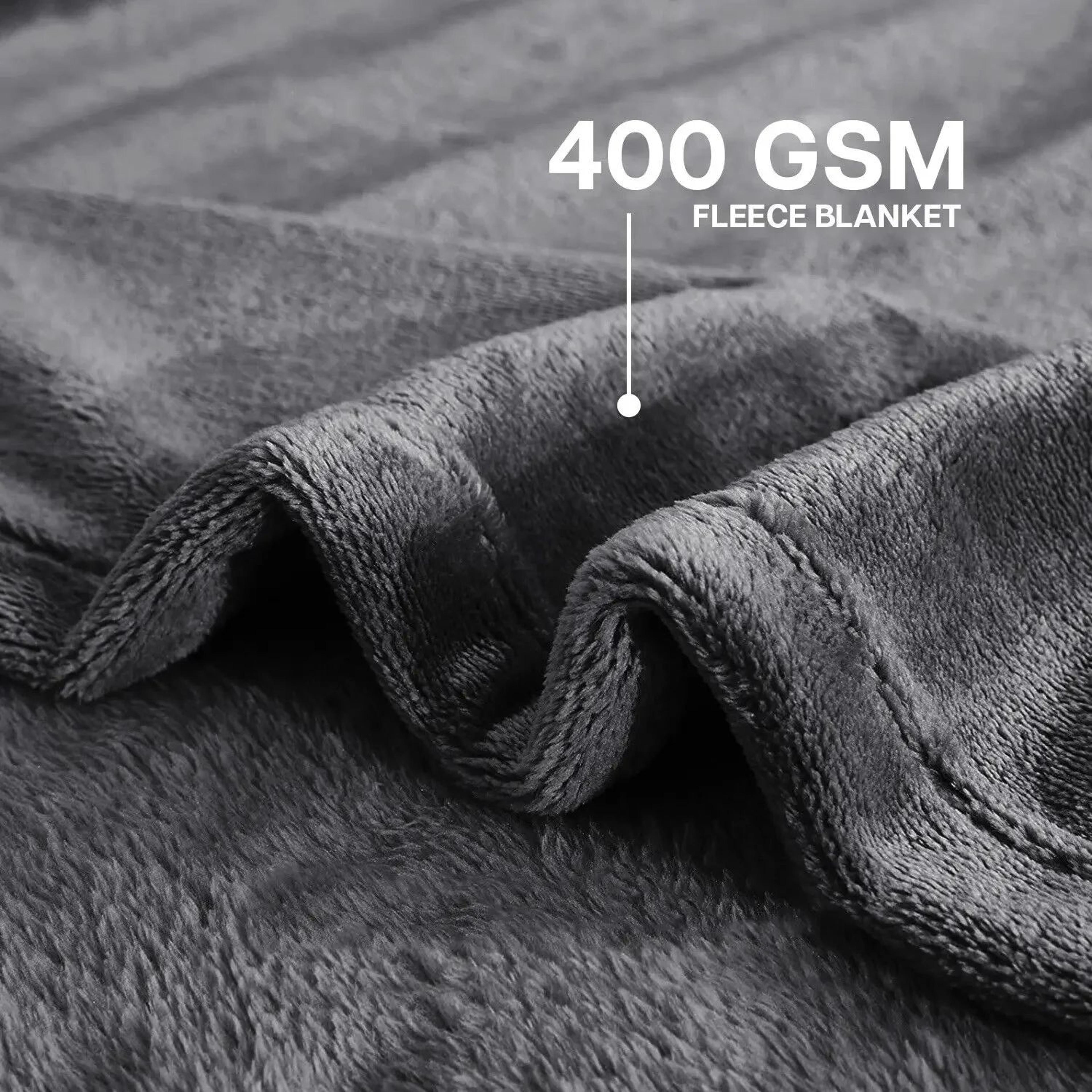Thick Plush Fleece Cozy Warm Throw Blanket 2