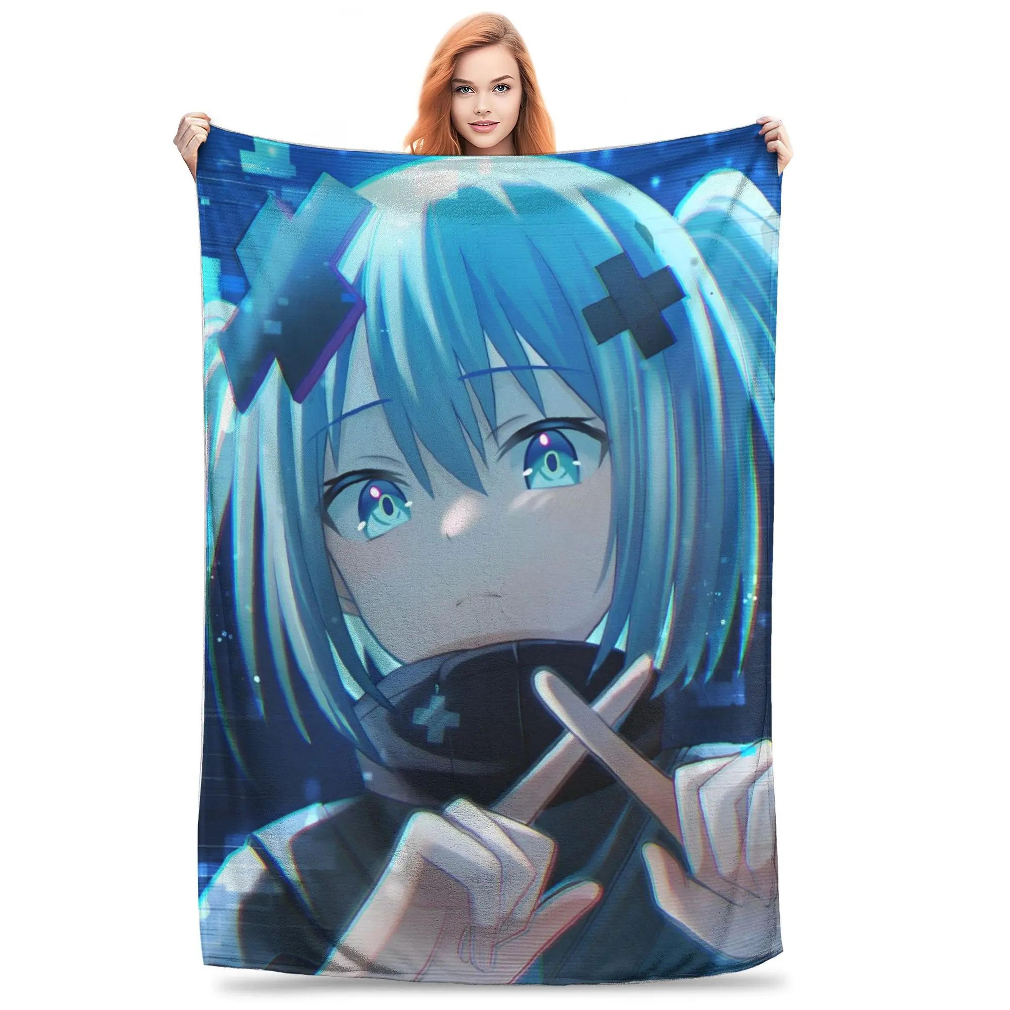 Yoisaki Kanade Project Sekai Soft Flannel Throw Blanket 15