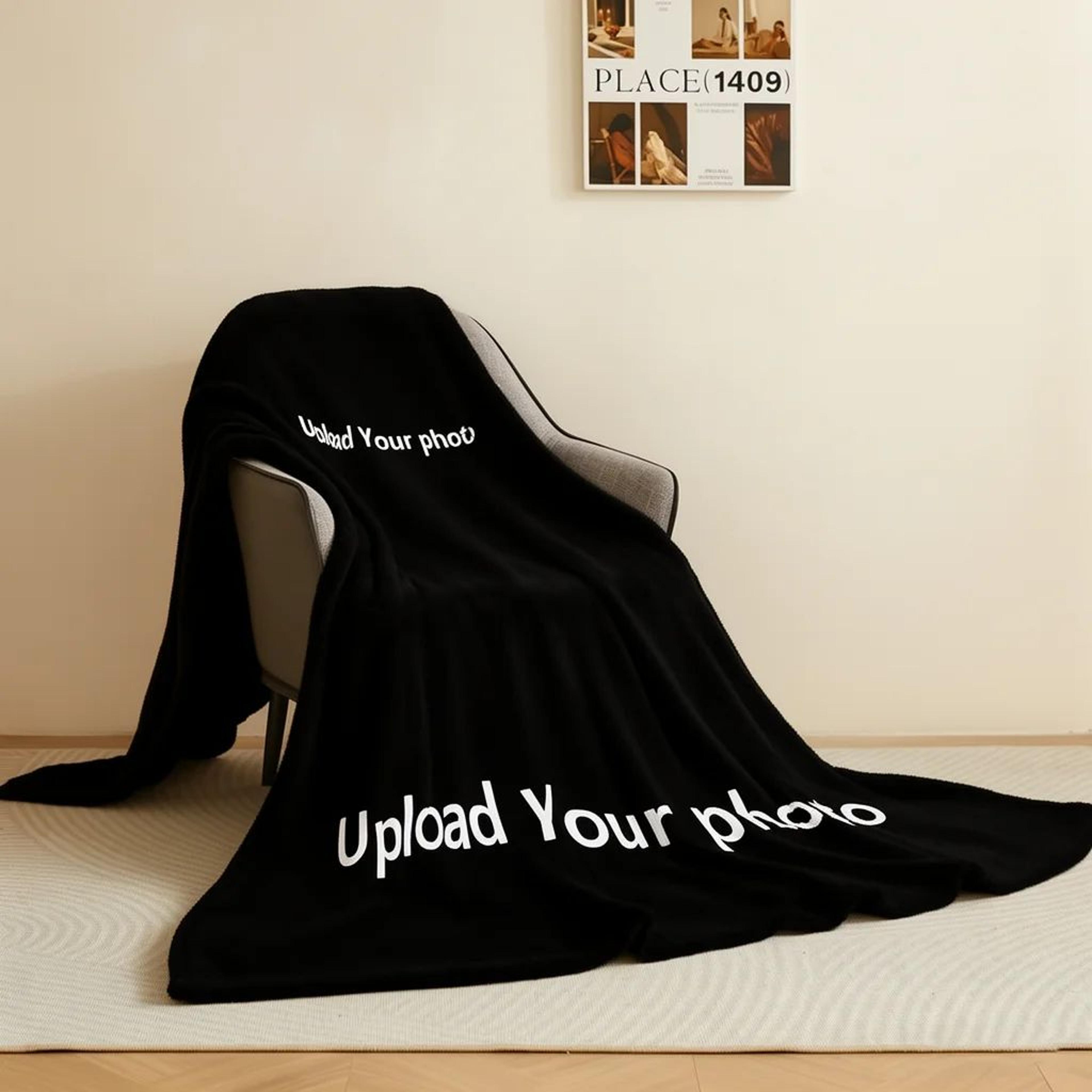 Personalized Custom Picture Soft Cozy Throw Blanket 2