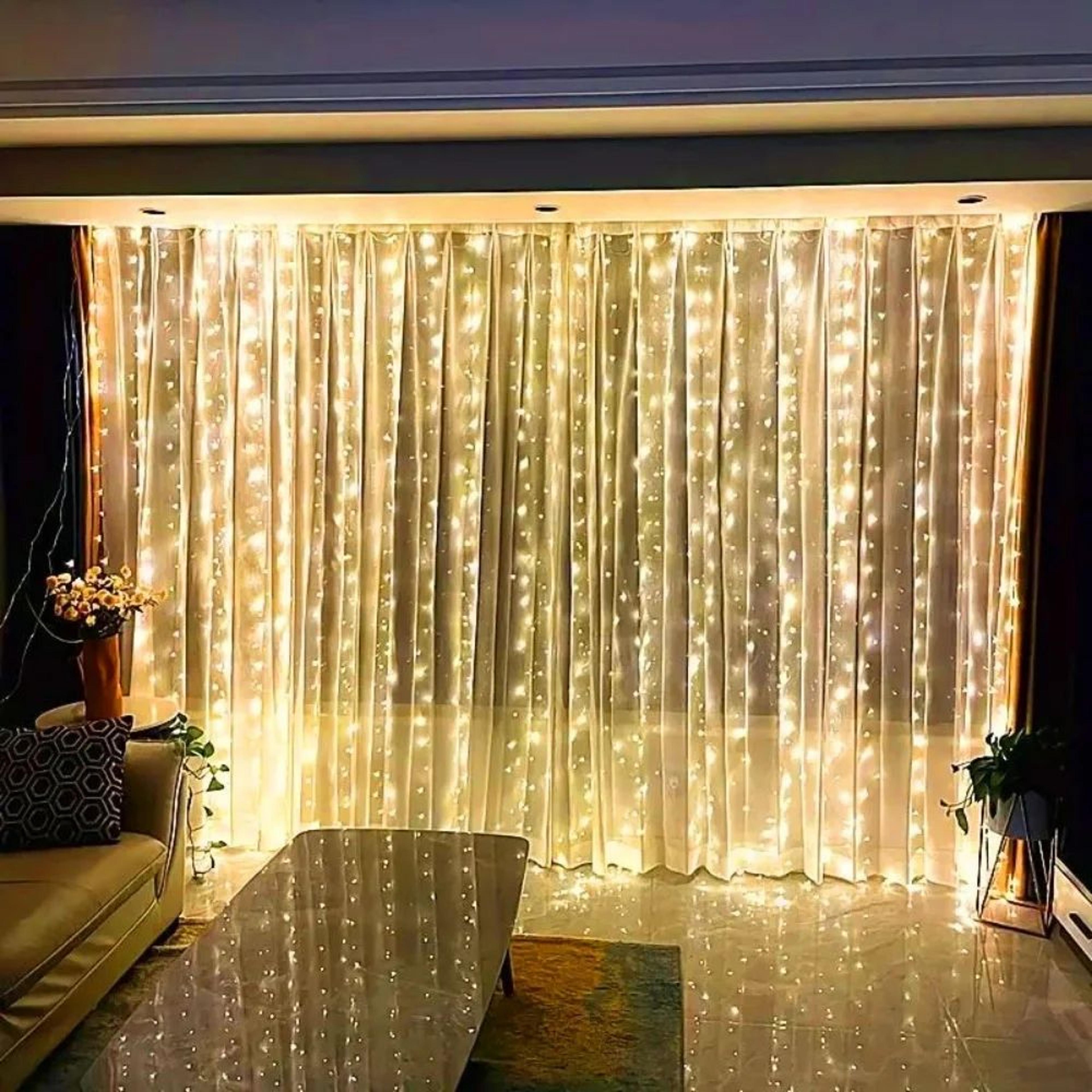USB LED Curtain Fairy Lights With Remote Control 6