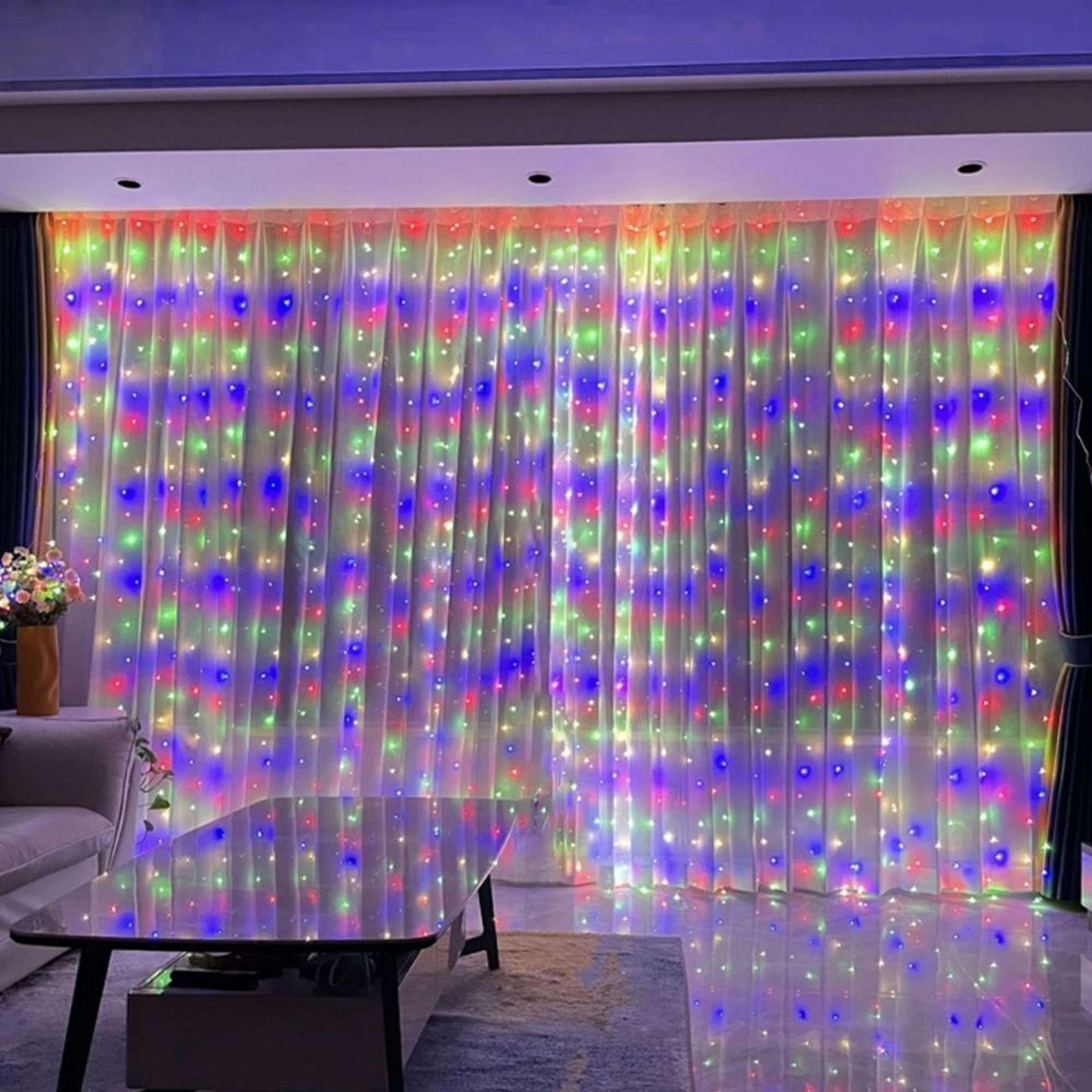 USB LED Curtain Fairy Lights With Remote Control 8