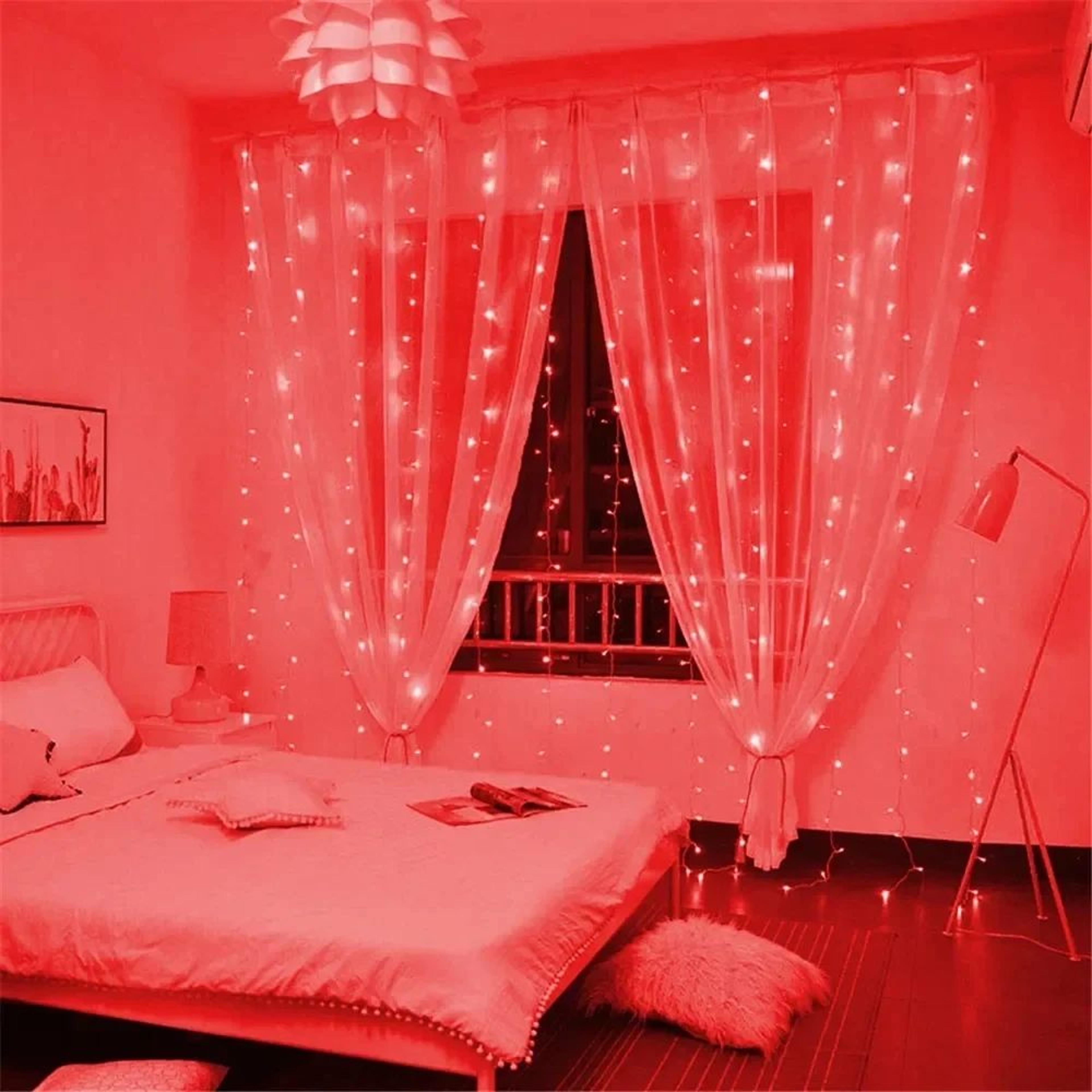 USB LED Curtain Lights For Decoration With Remote And 8 Modes 11