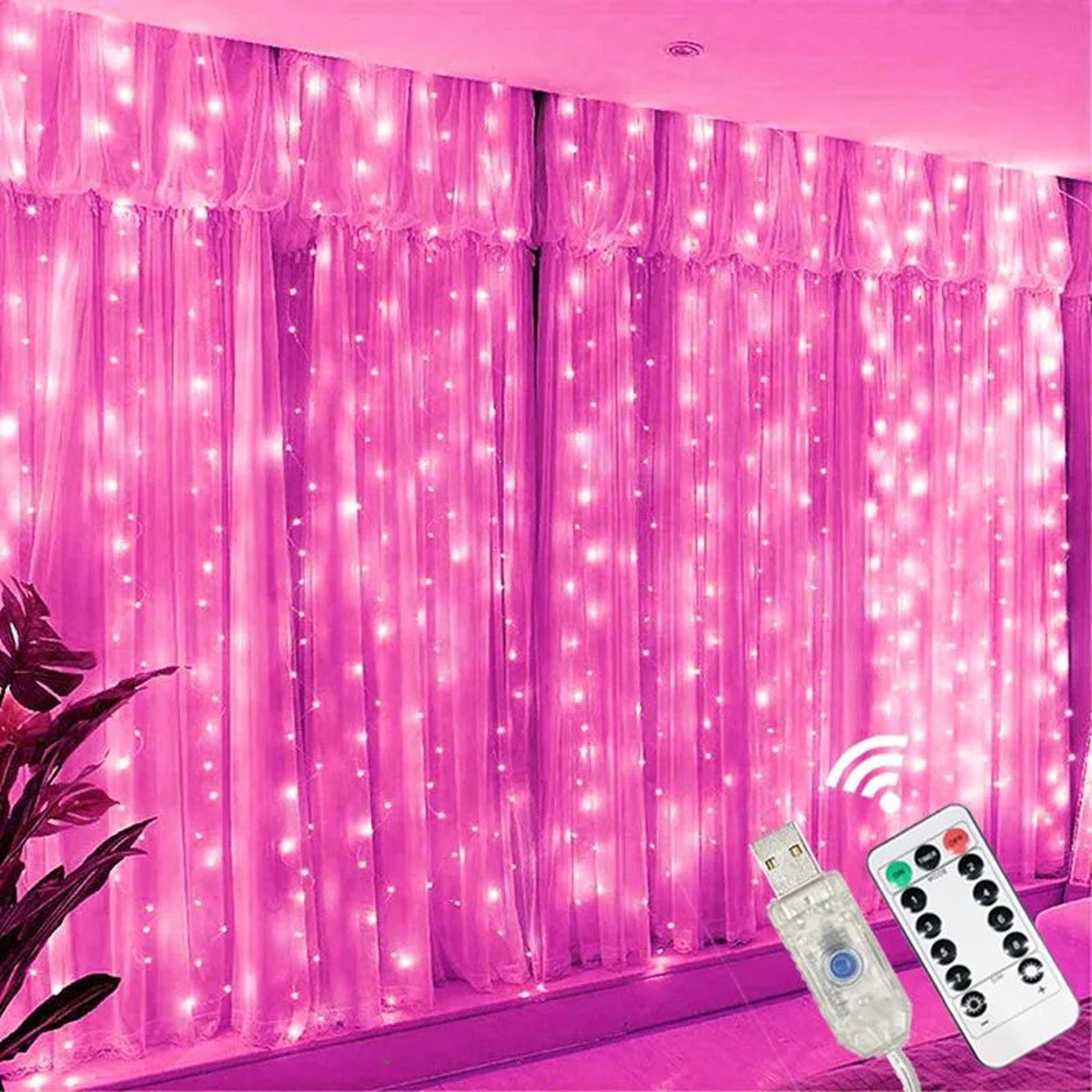 USB LED Curtain Lights For Decoration With Remote And 8 Modes 9