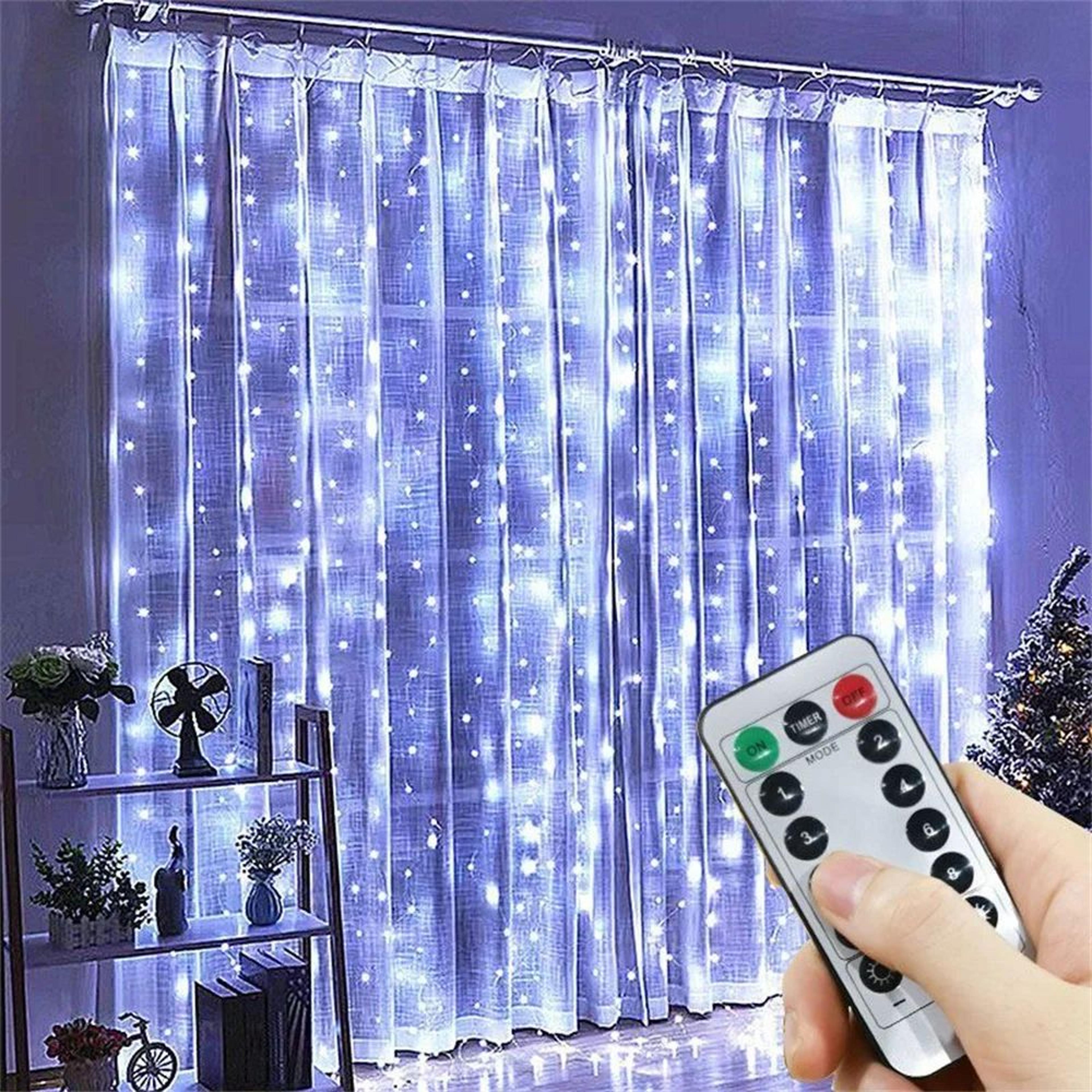 USB LED Curtain Lights With Remote For Holiday Decoration 1