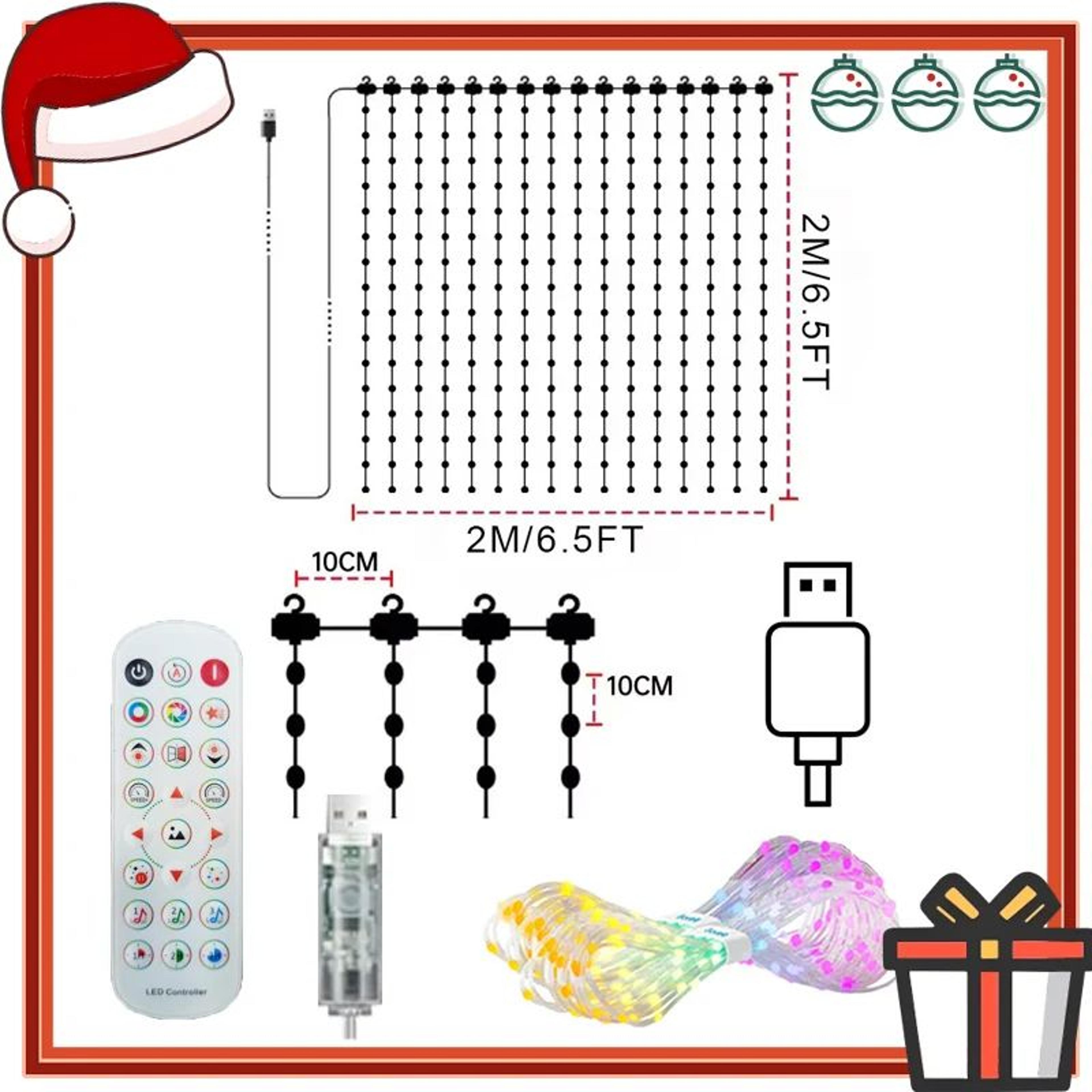 Smart Color Changing LED Backdrop Wall Decor 7