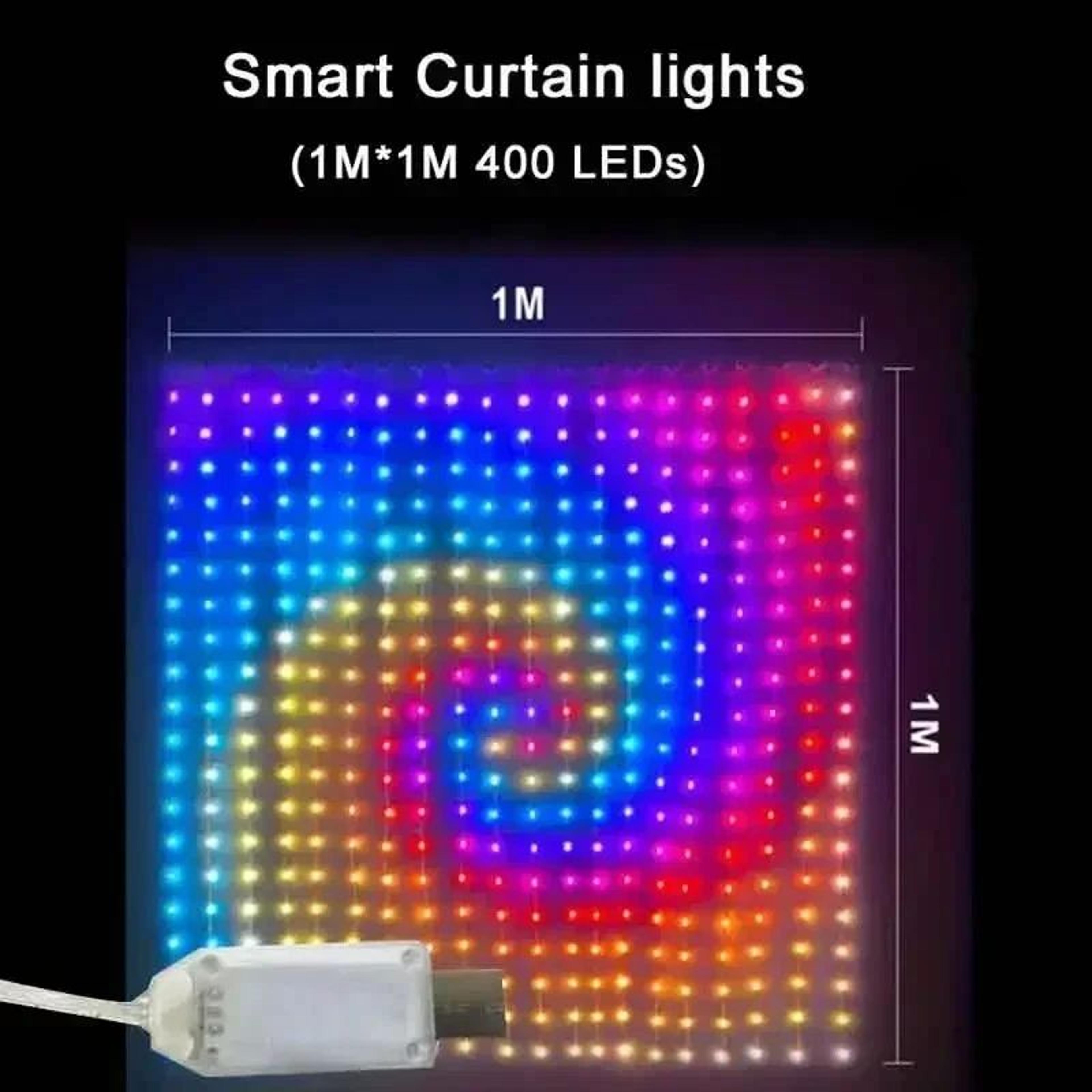 Smart RGB LED Curtain Lights With DIY Picture Display 6