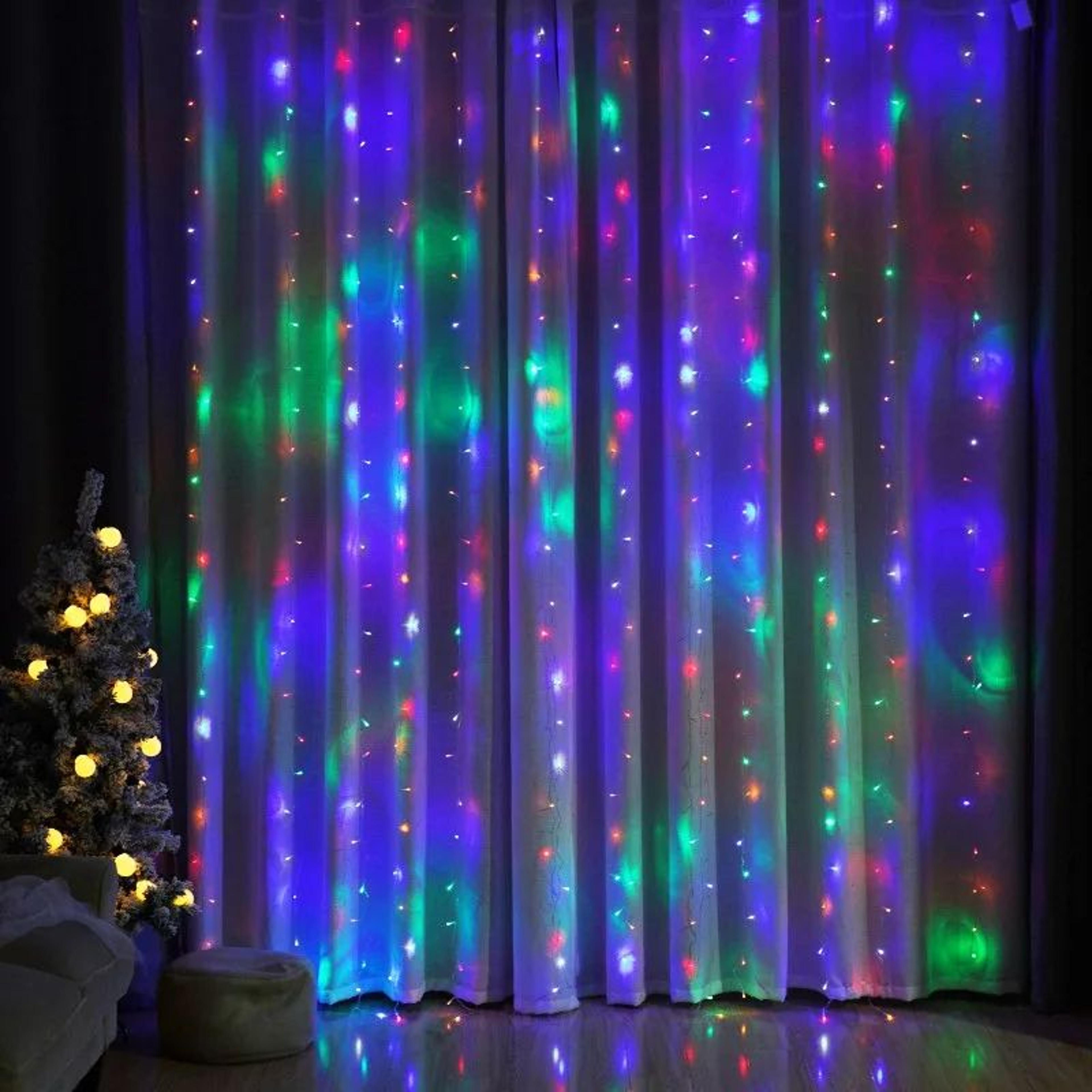 USB LED Curtain String Lights For Holiday And Party Decor 3