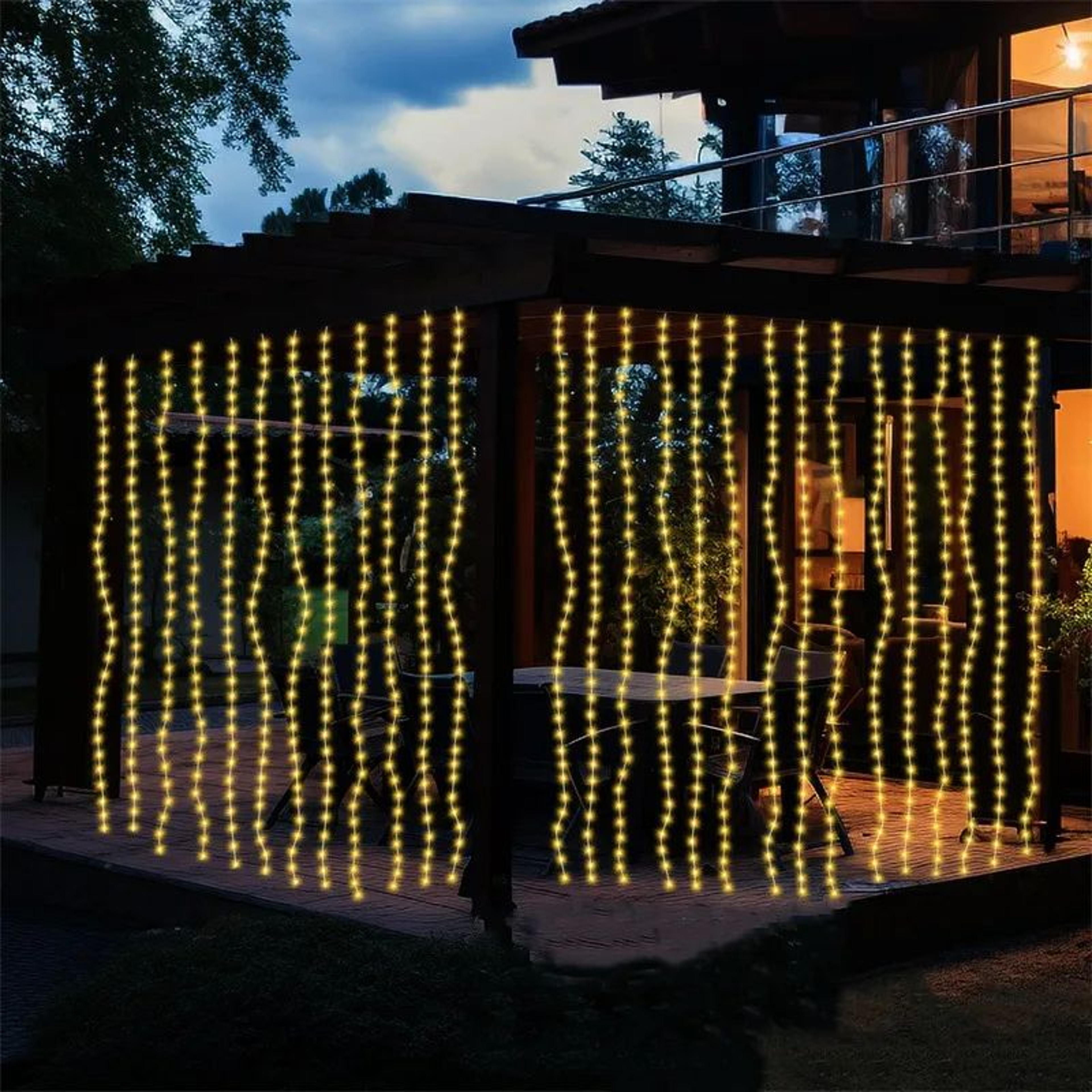 USB LED Curtain String Lights For Party And Holiday Decor 1