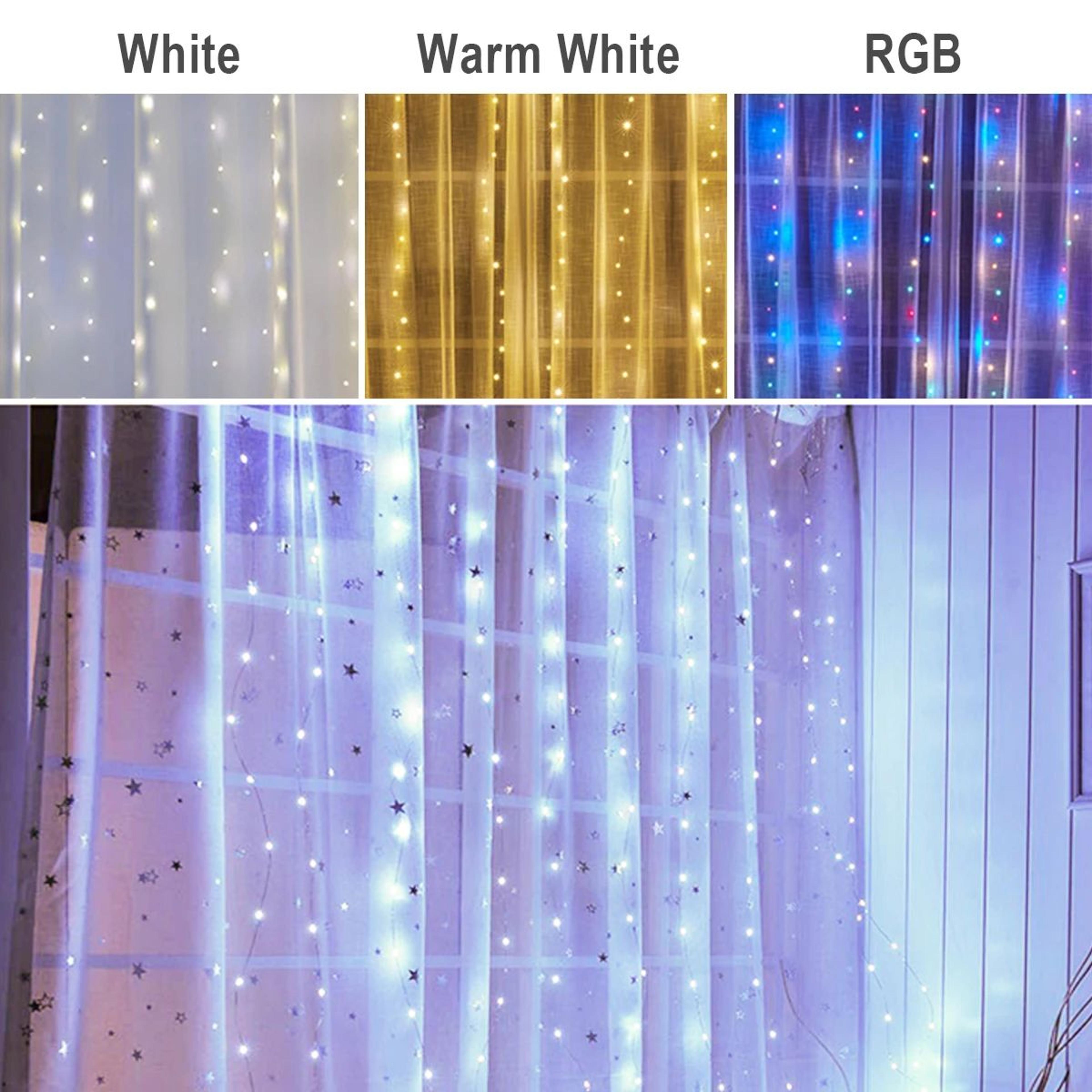 3M LED Curtain Fairy Lights With Remote Control 2