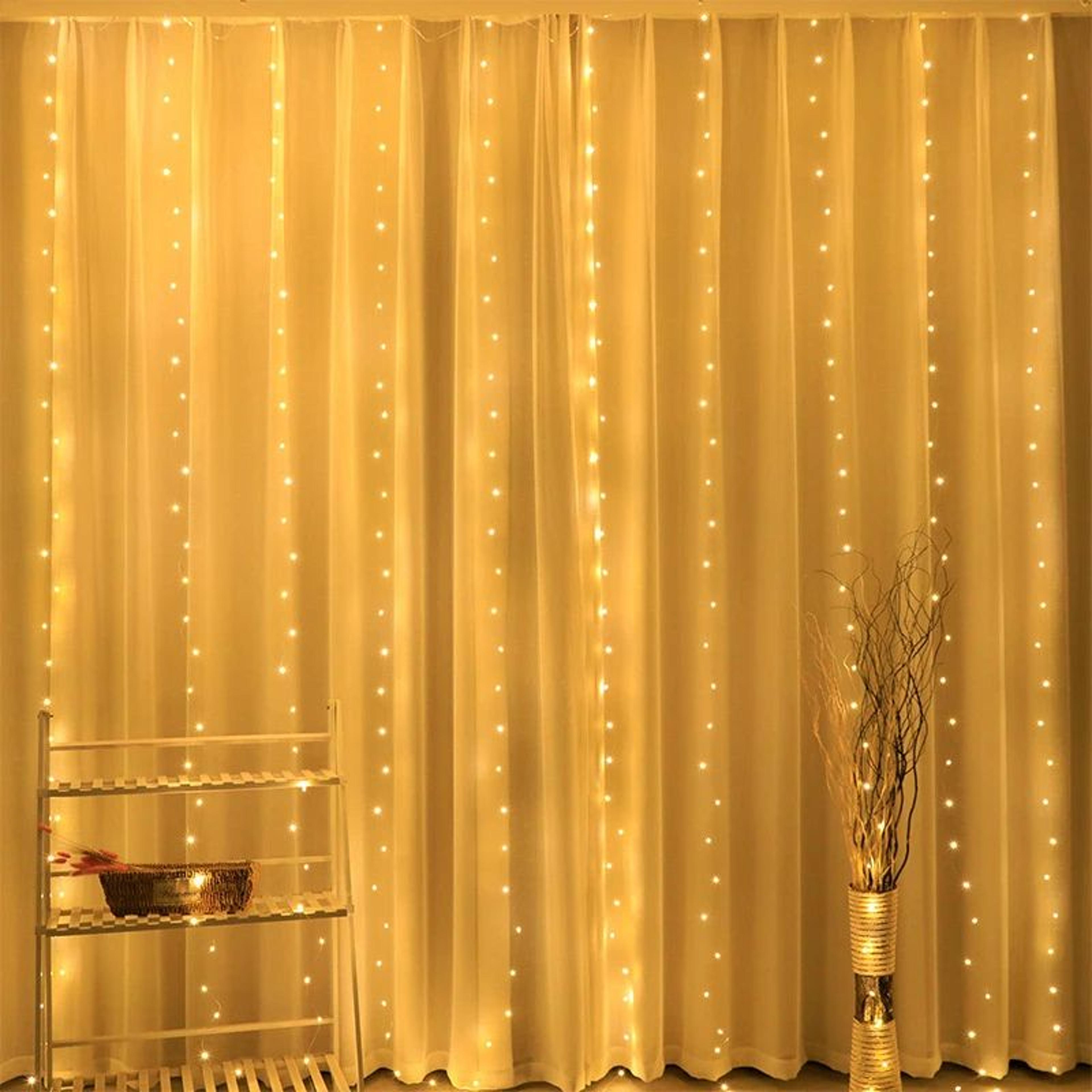 6M LED Curtain Fairy Lights With Remote Control 2
