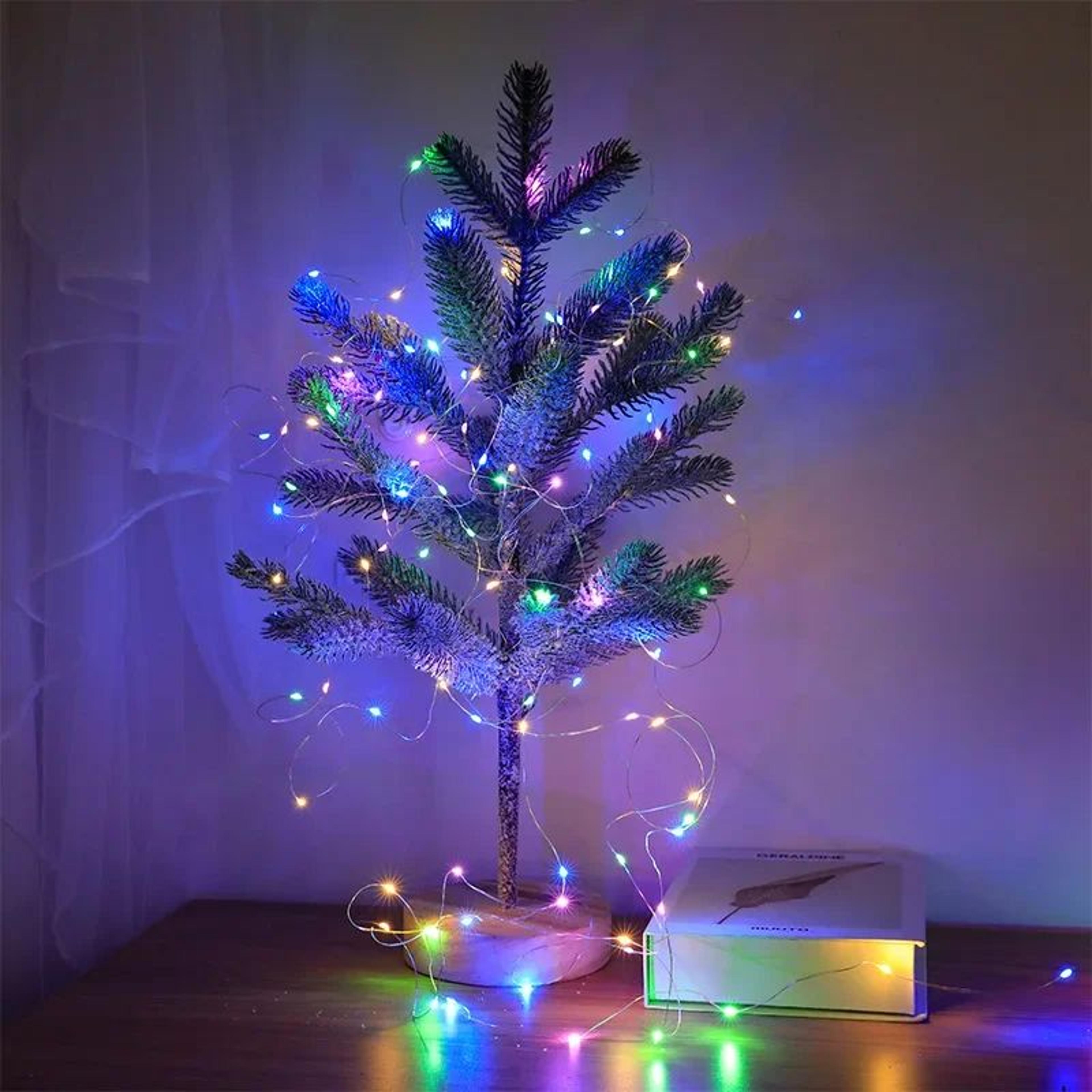 USB Copper Wire Fairy String Lights For Holiday Decor 5