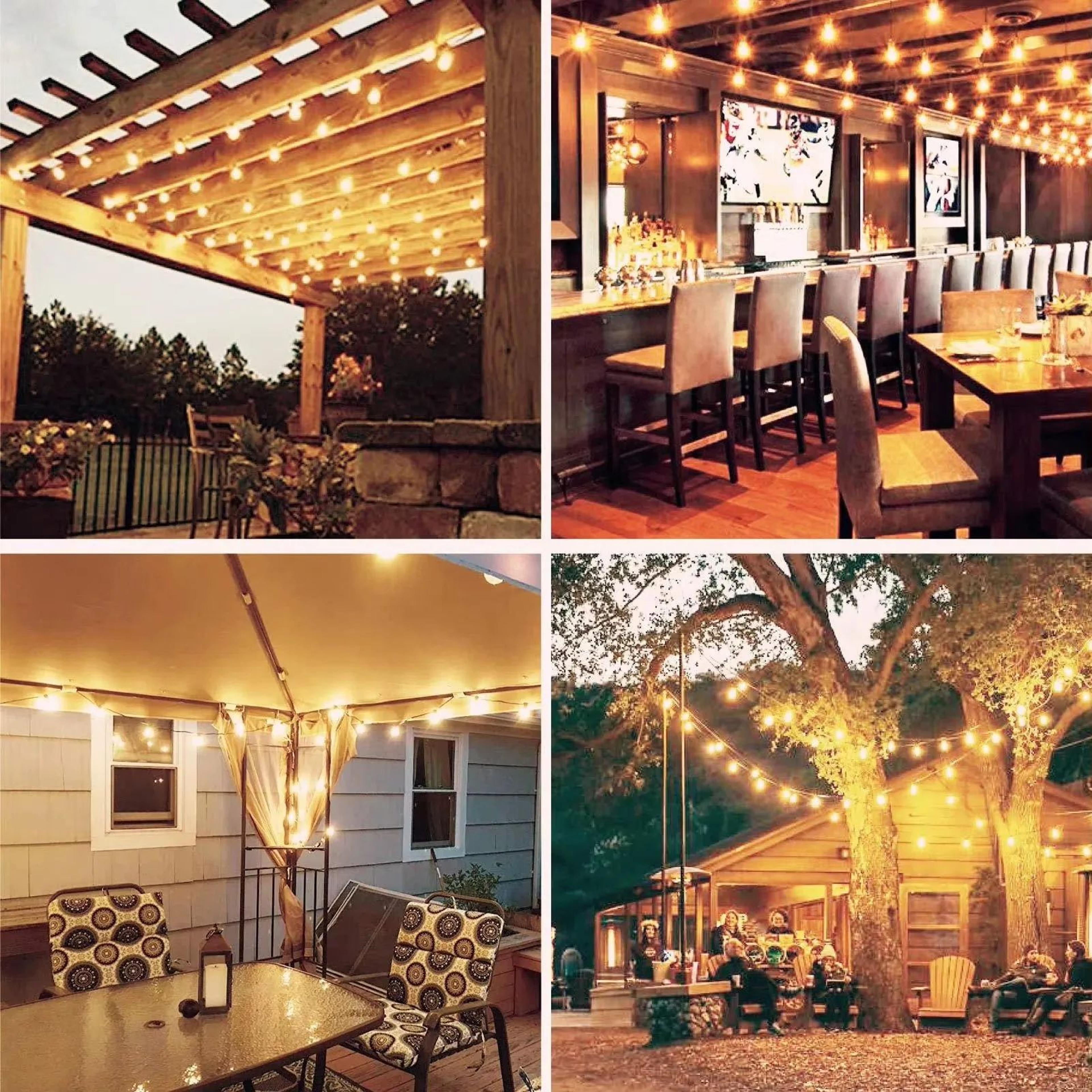 Outdoor G40 LED String Lights With Shatterproof Bulbs 5