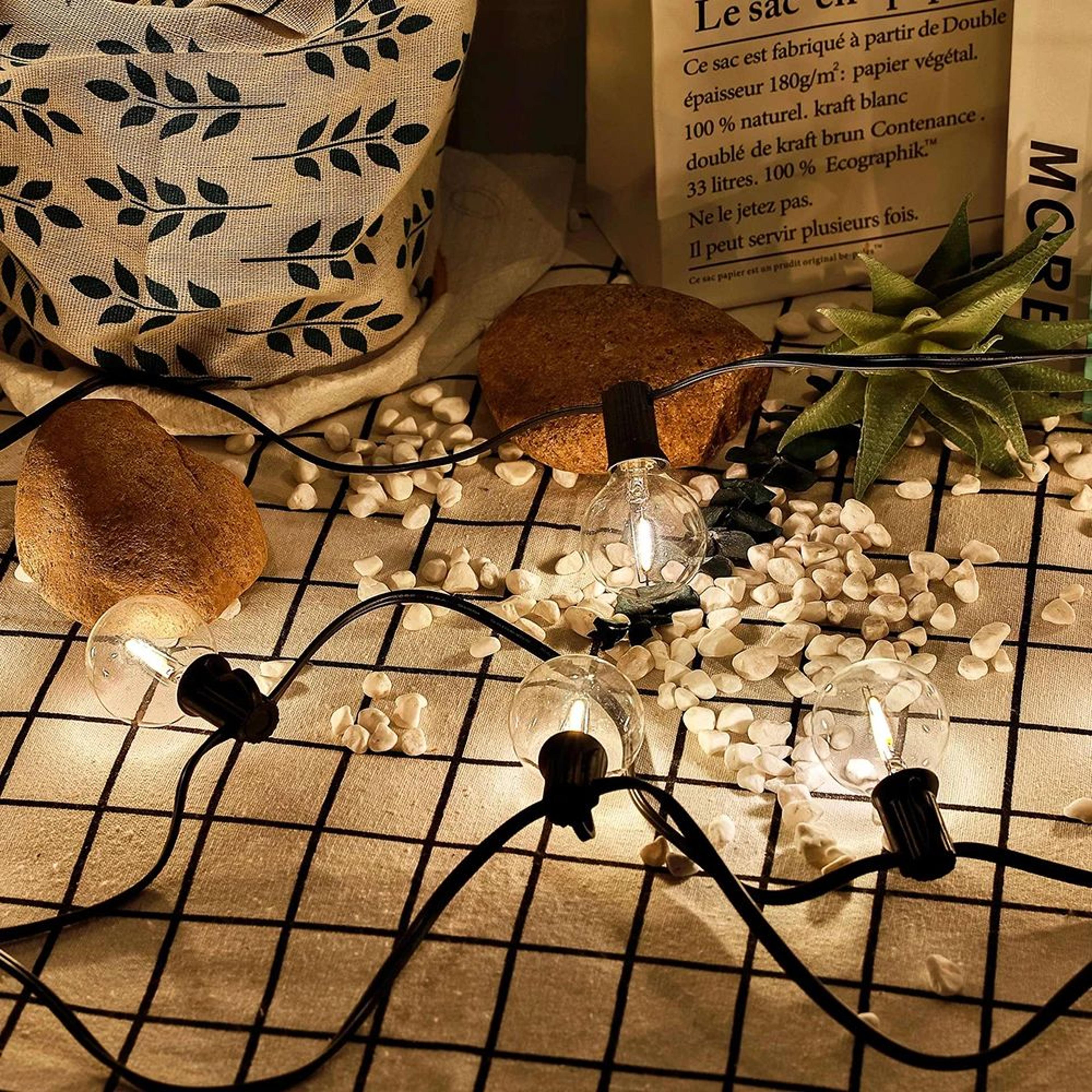 Outdoor G40 LED String Lights With Shatterproof Bulbs 2