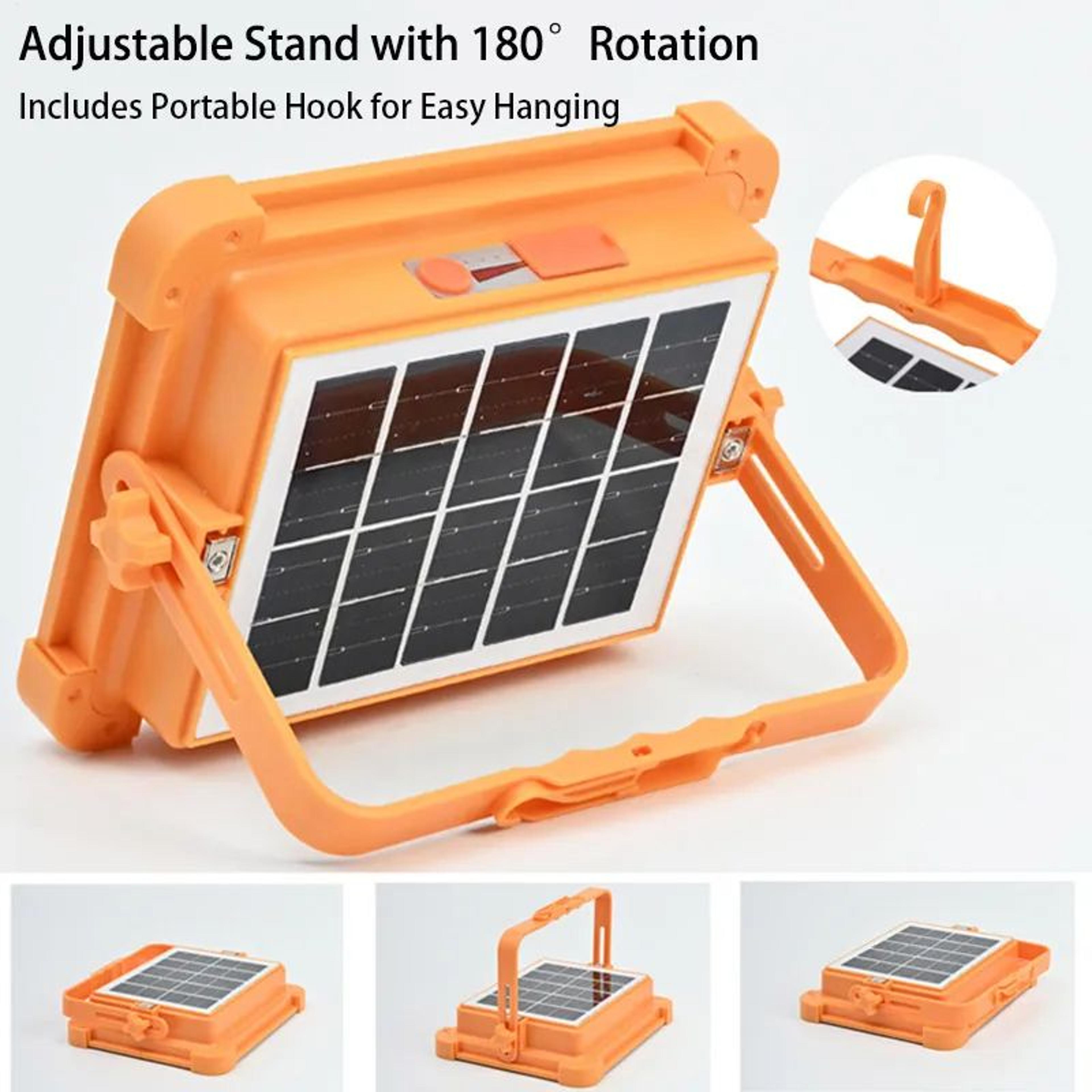 Magnetic Solar Rechargeable LED Camping Lantern With Power Bank 3