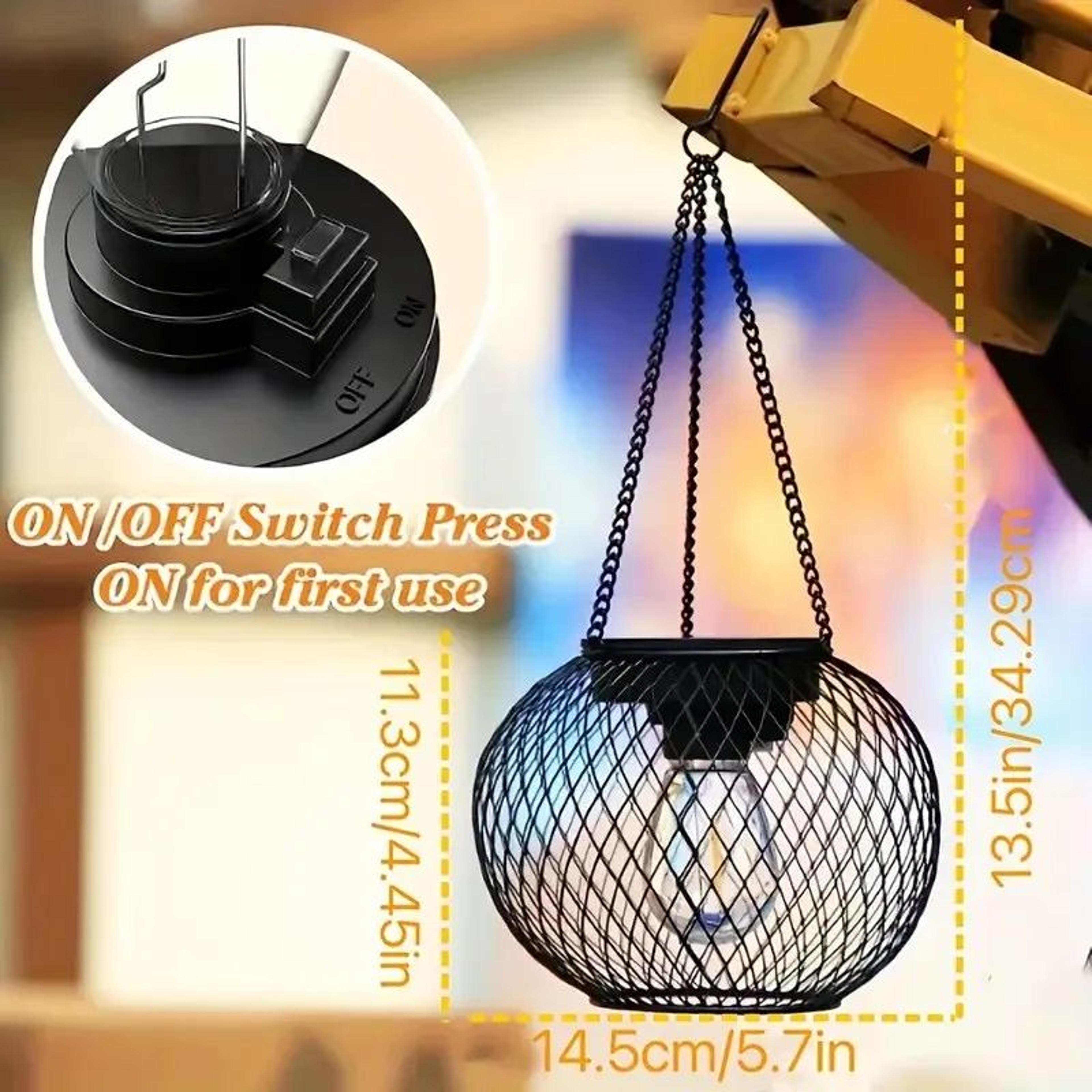 Waterproof Solar Hanging Lantern For Outdoor Garden Decor 4