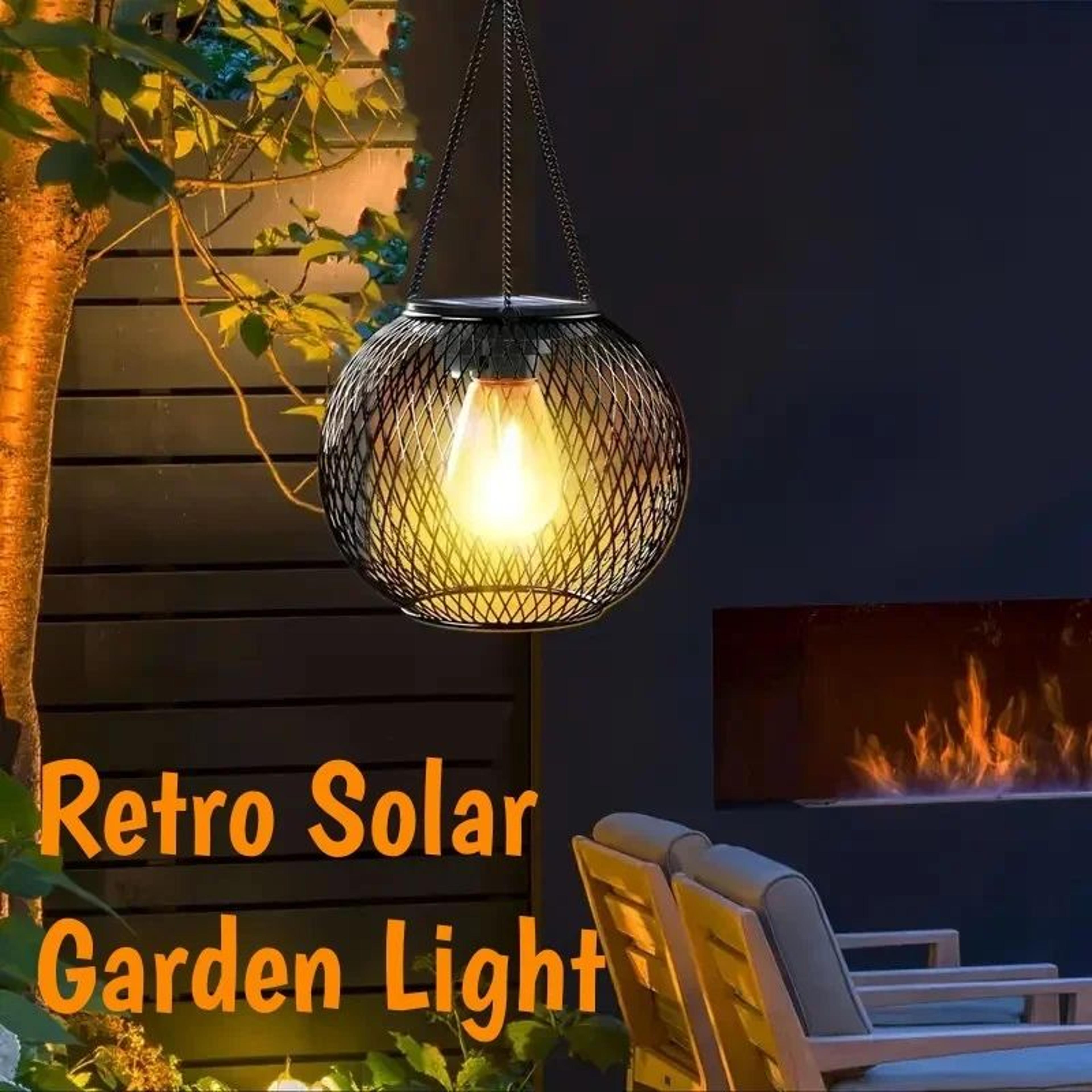 Waterproof Solar Hanging Lantern For Outdoor Garden Decor 5