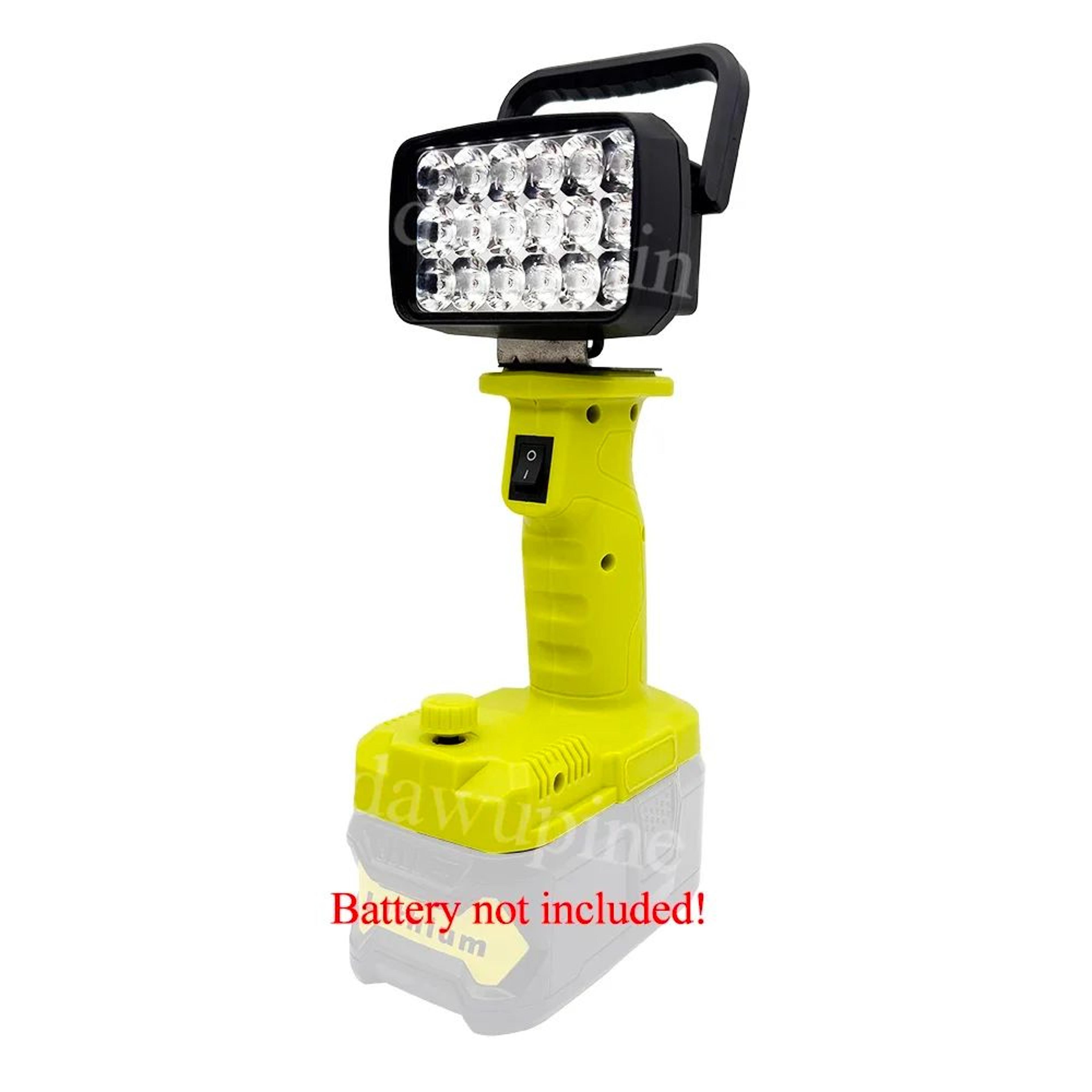 18 LED Portable Work Light For Ryobi 18V Lithium Battery 8