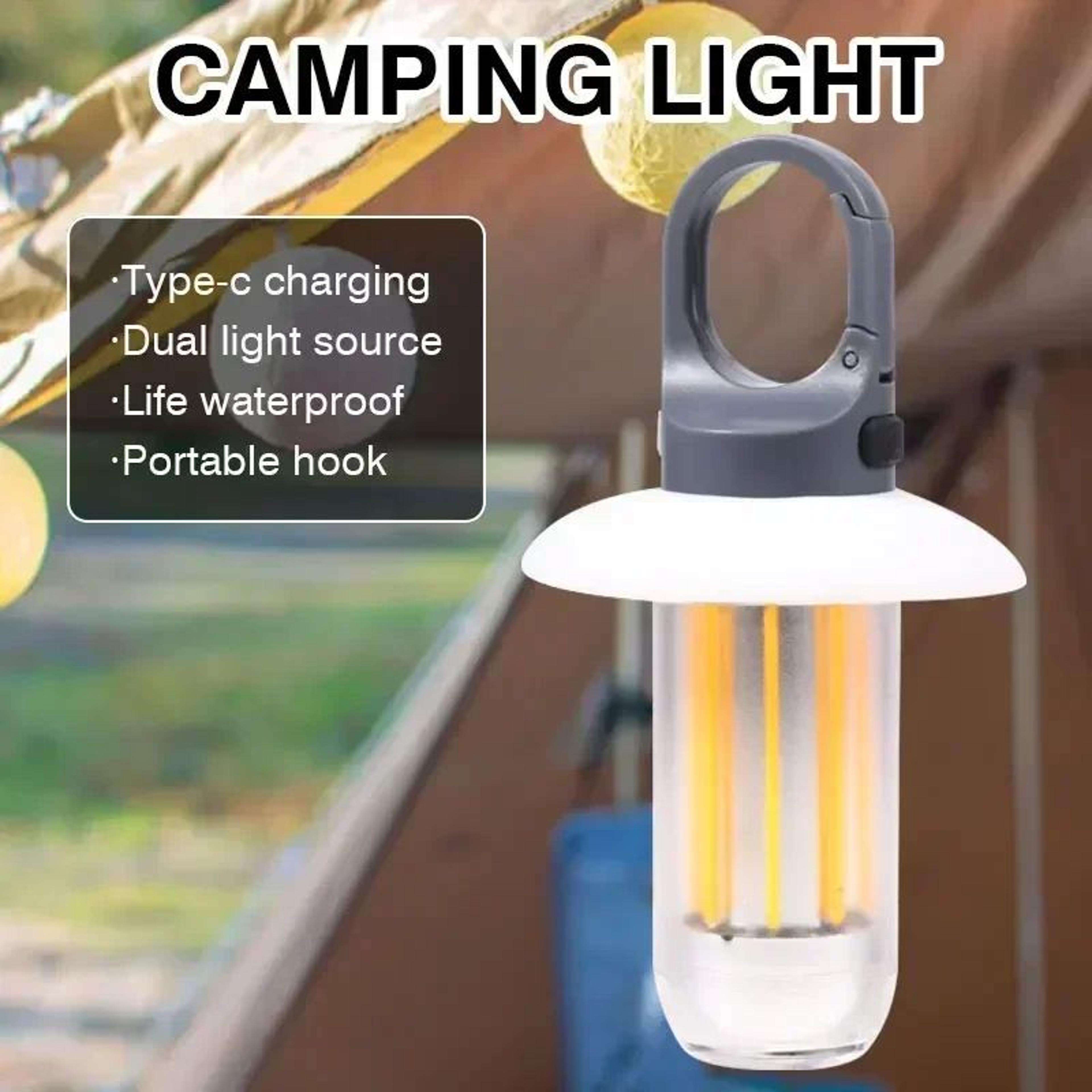 USB C Rechargeable LED Camping Lantern With Hanging Hook 11