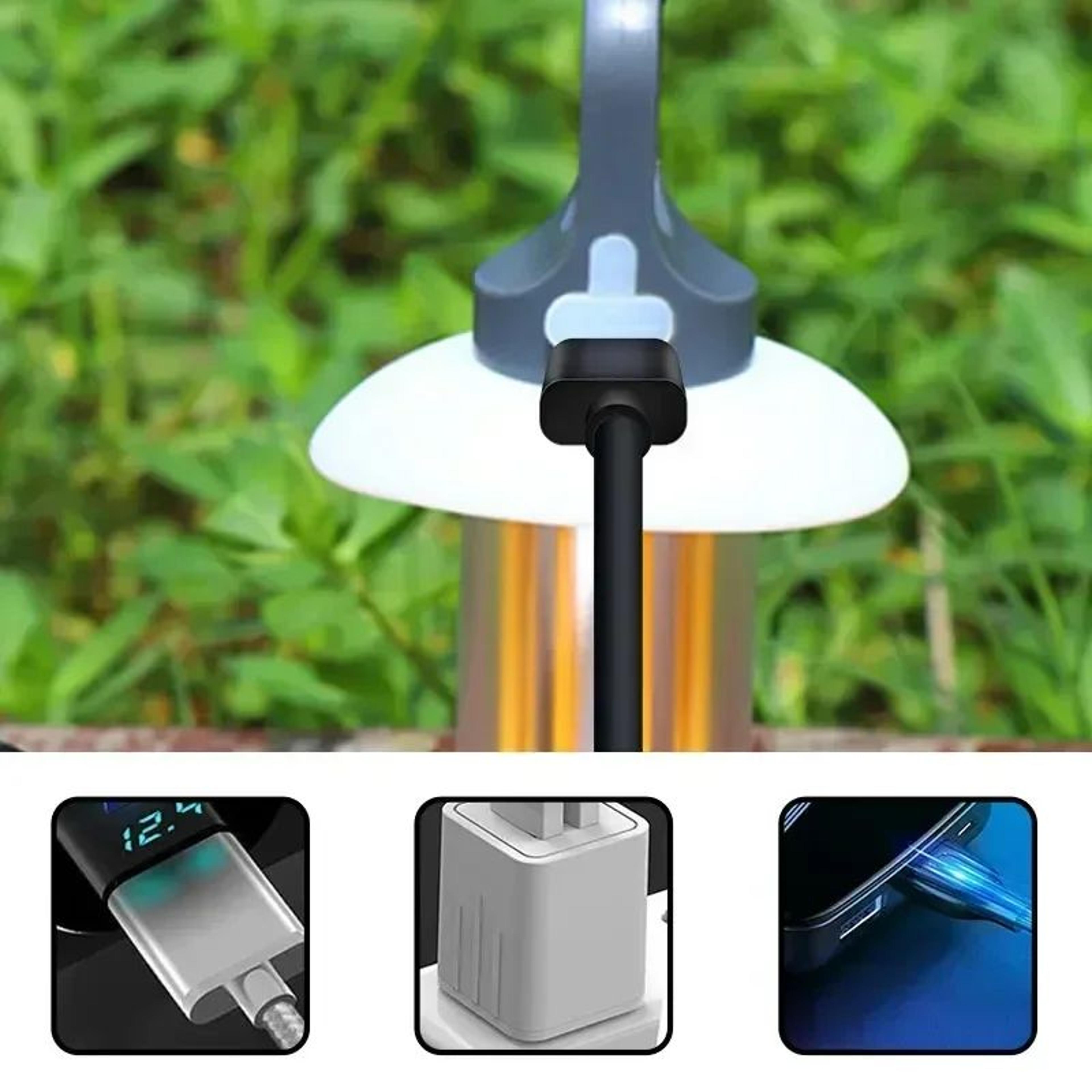 USB C Rechargeable LED Camping Lantern With Hanging Hook 8