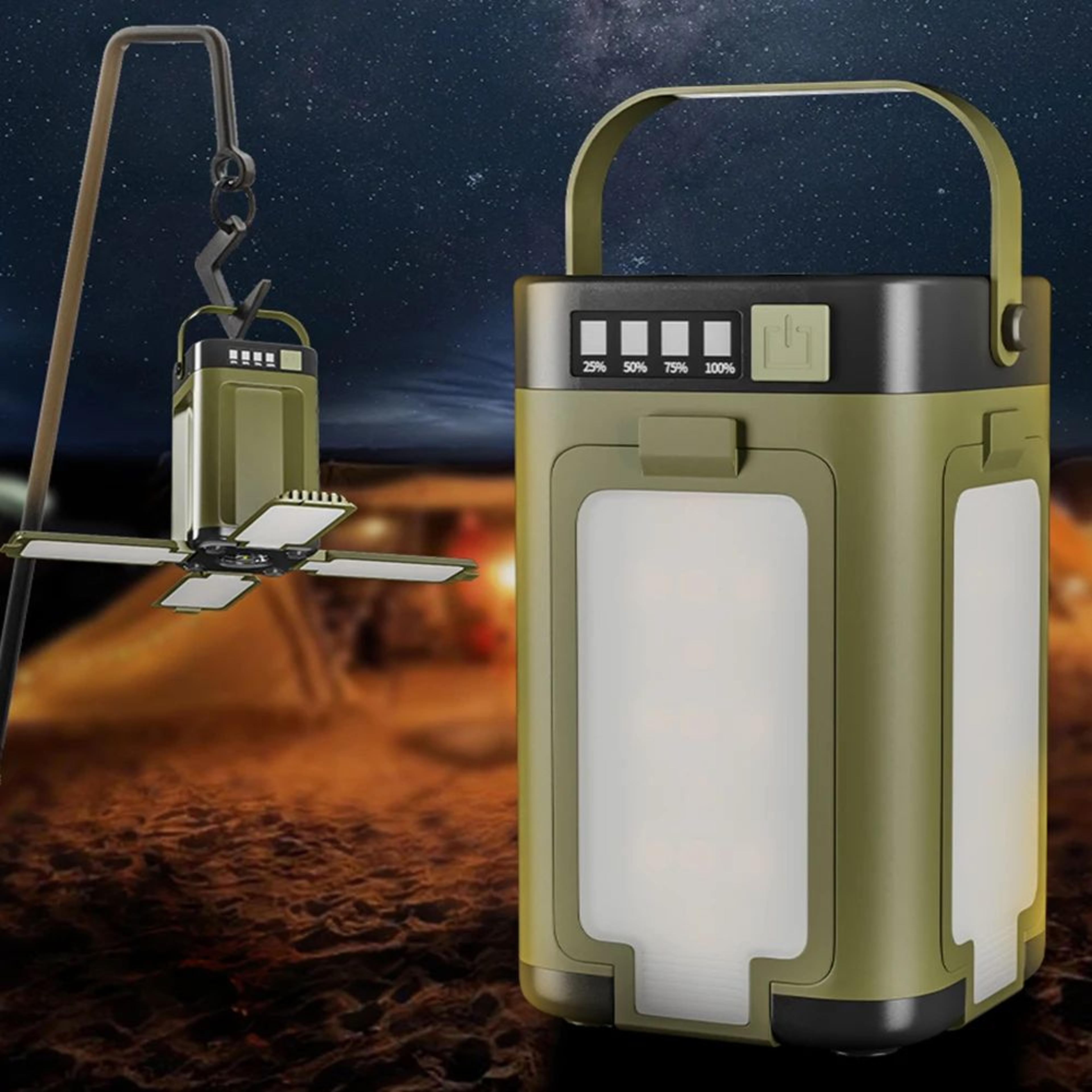 Foldable Rechargeable LED Camping Lantern With Power Bank 2