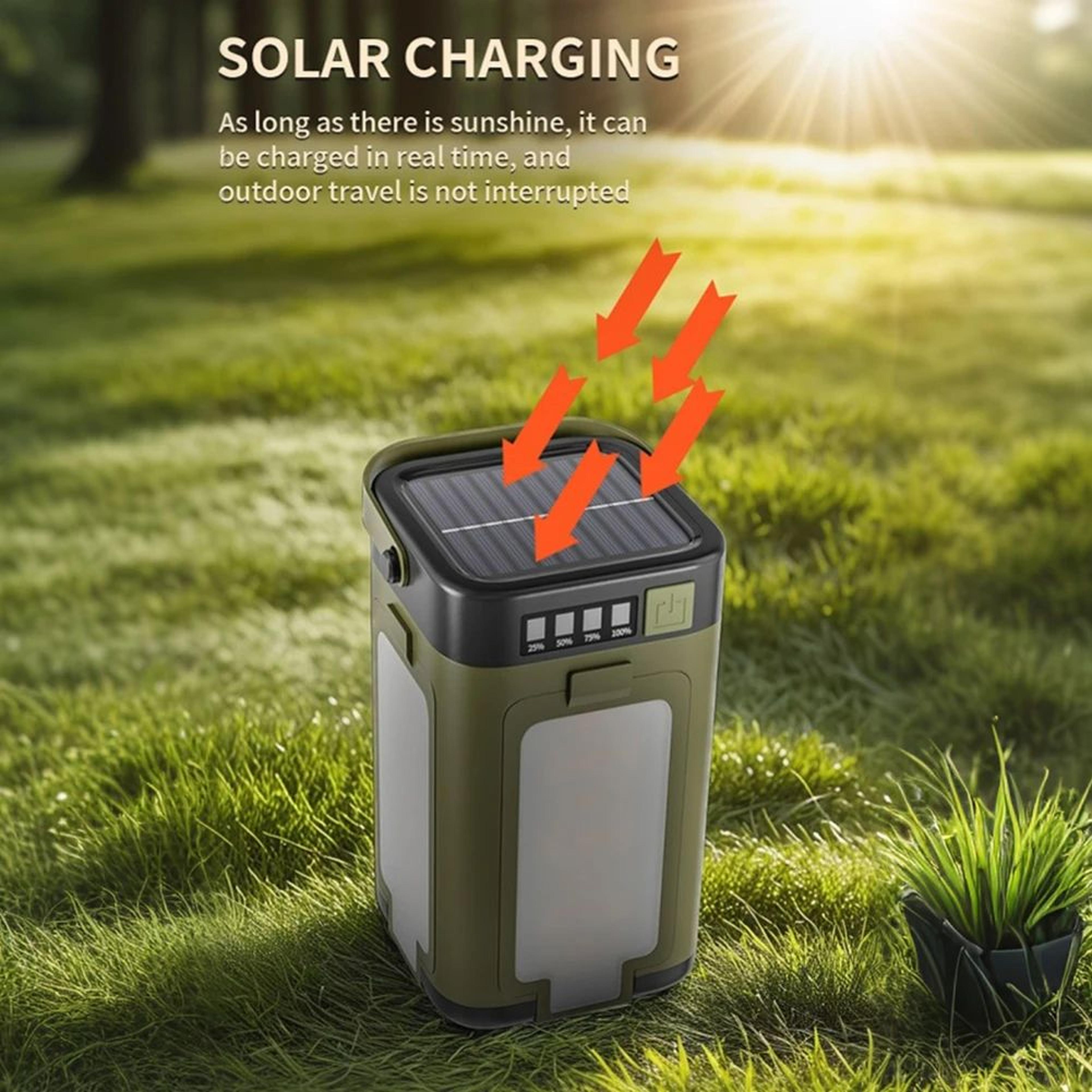 Foldable Rechargeable LED Camping Lantern With Power Bank 5