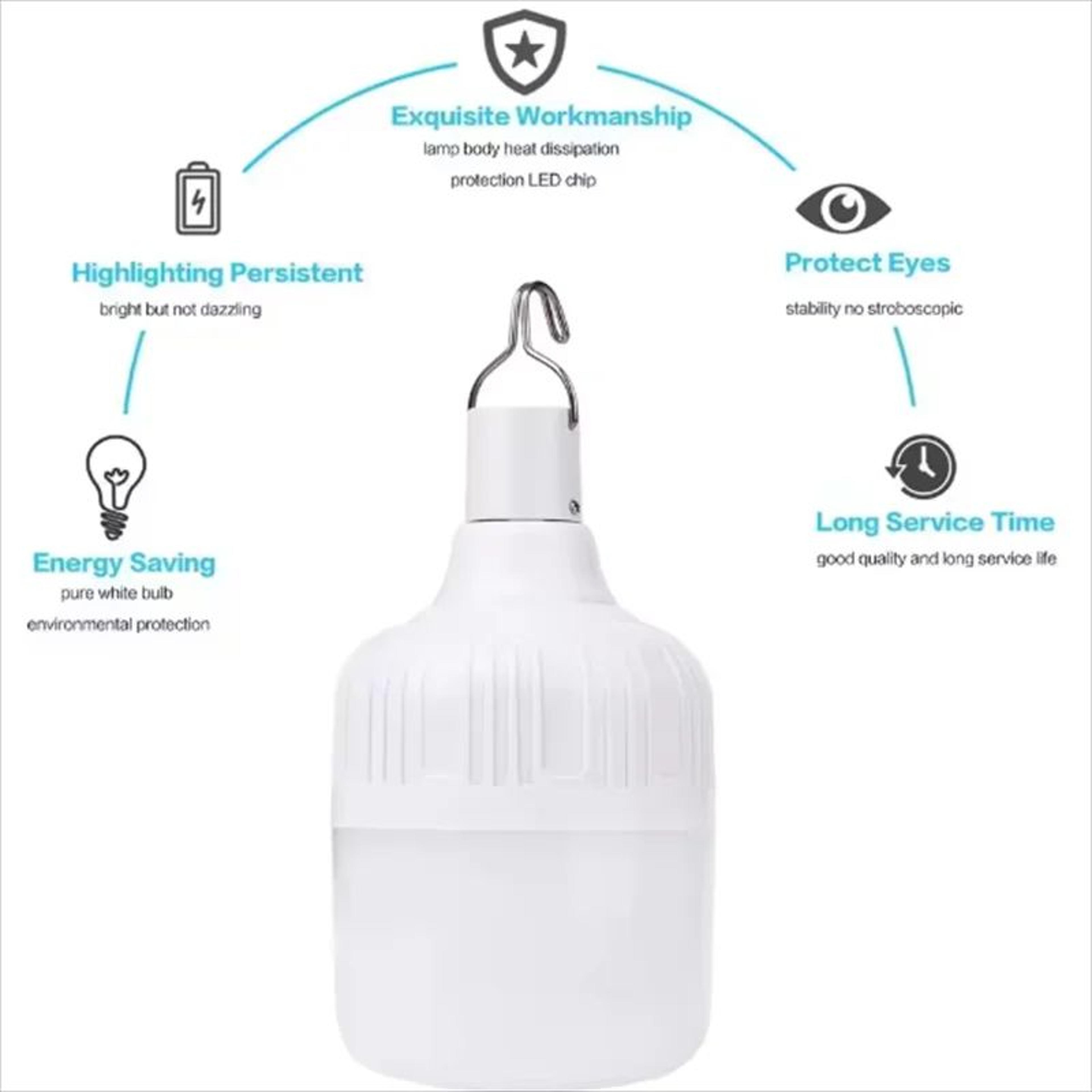 Portable Rechargeable Dimmable LED Camping Lantern With Hook 3
