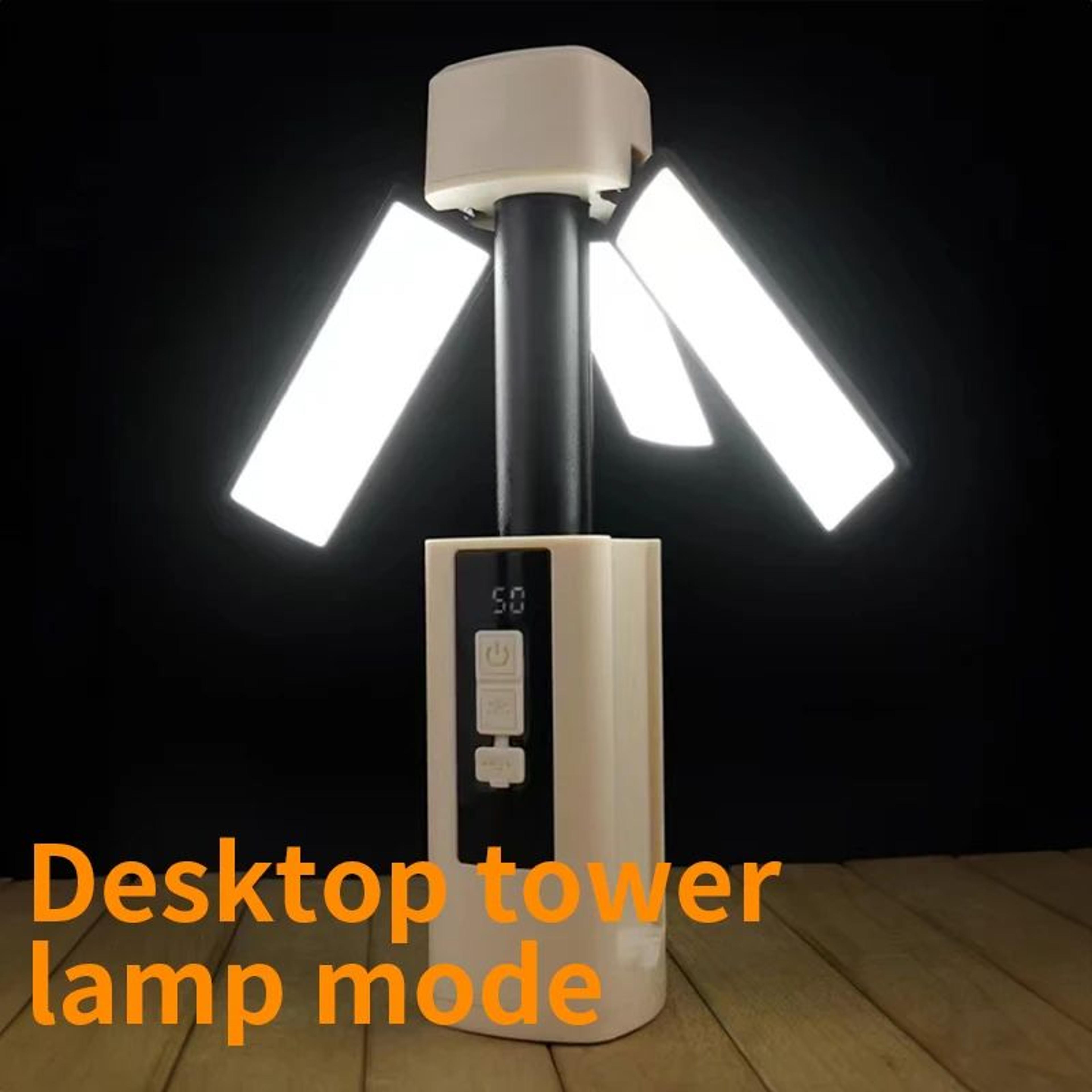 Foldable Rechargeable Camping Lantern With Battery Display 4