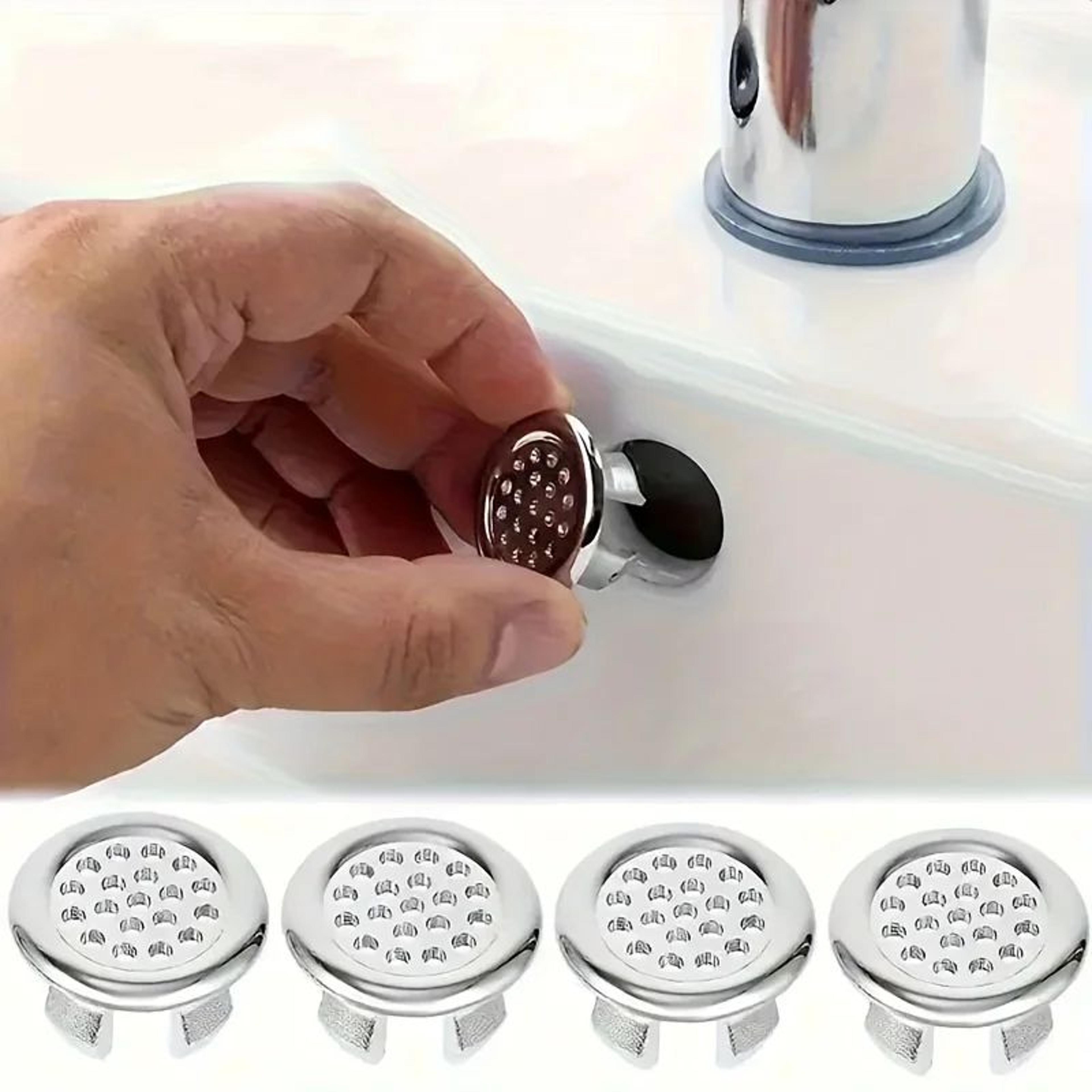 chrome sink overflow covers round basin drain plugs