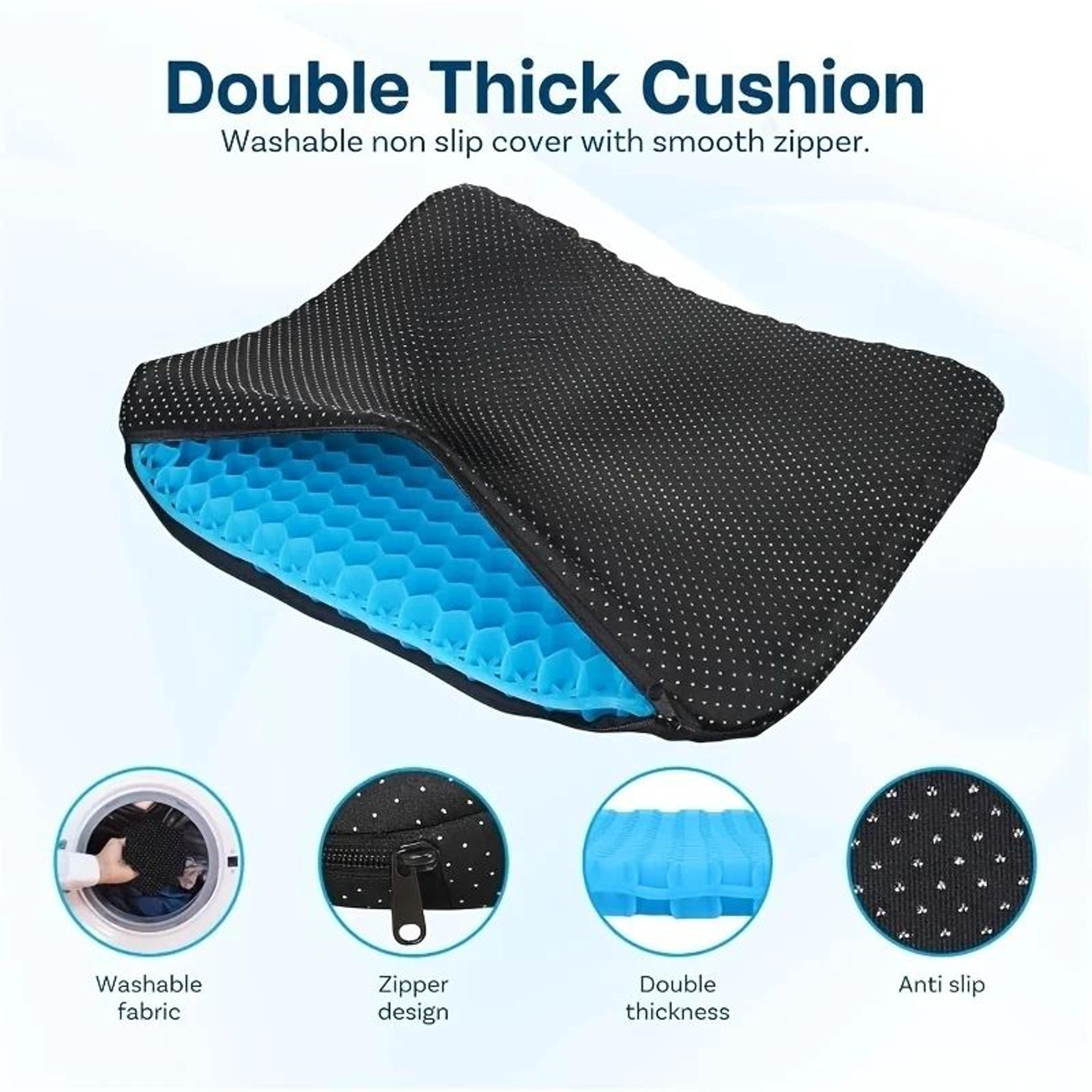 cooling gel honeycomb seat cushion for home office and car