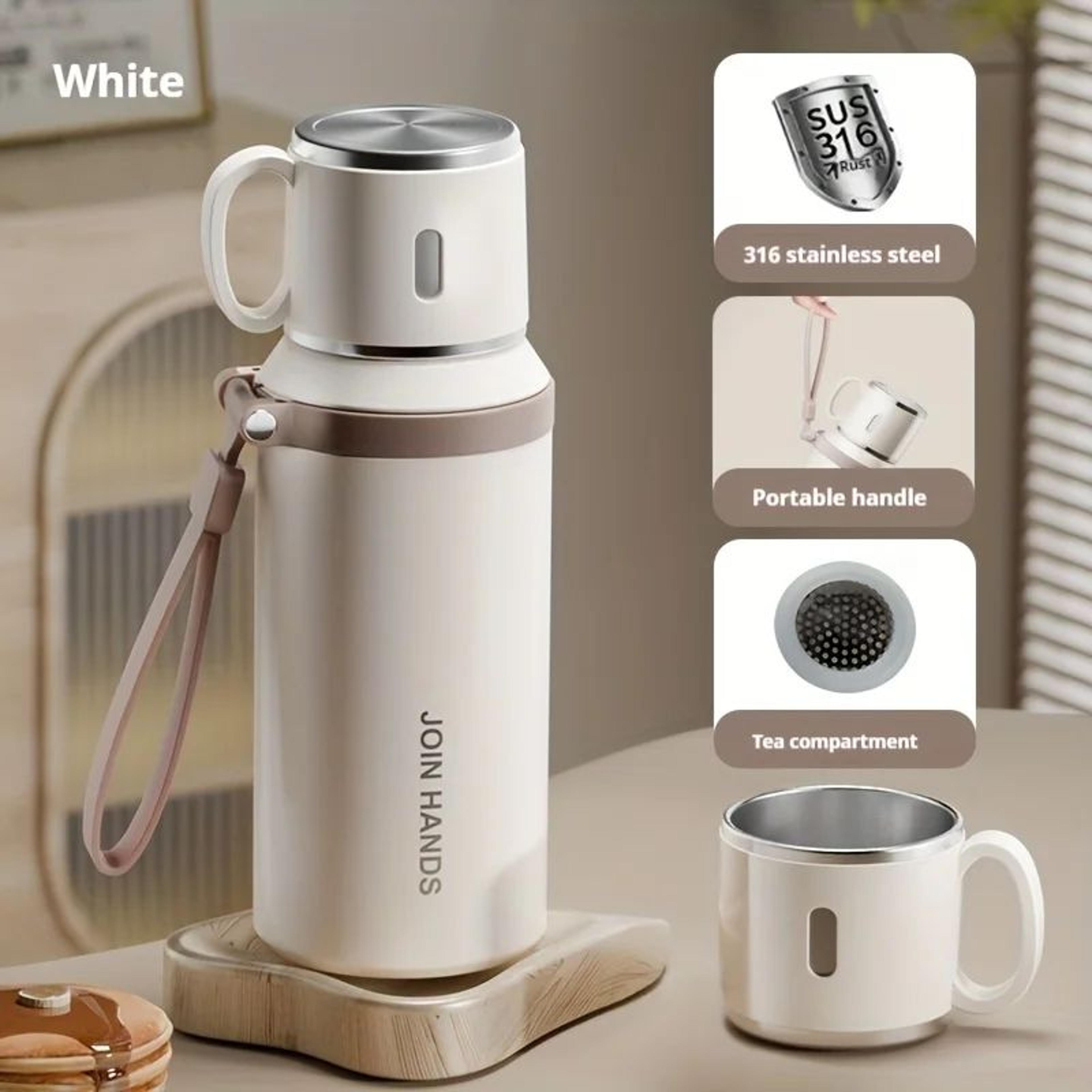 316 Stainless Steel Insulated Vacuum Water Bottle With Cup 13