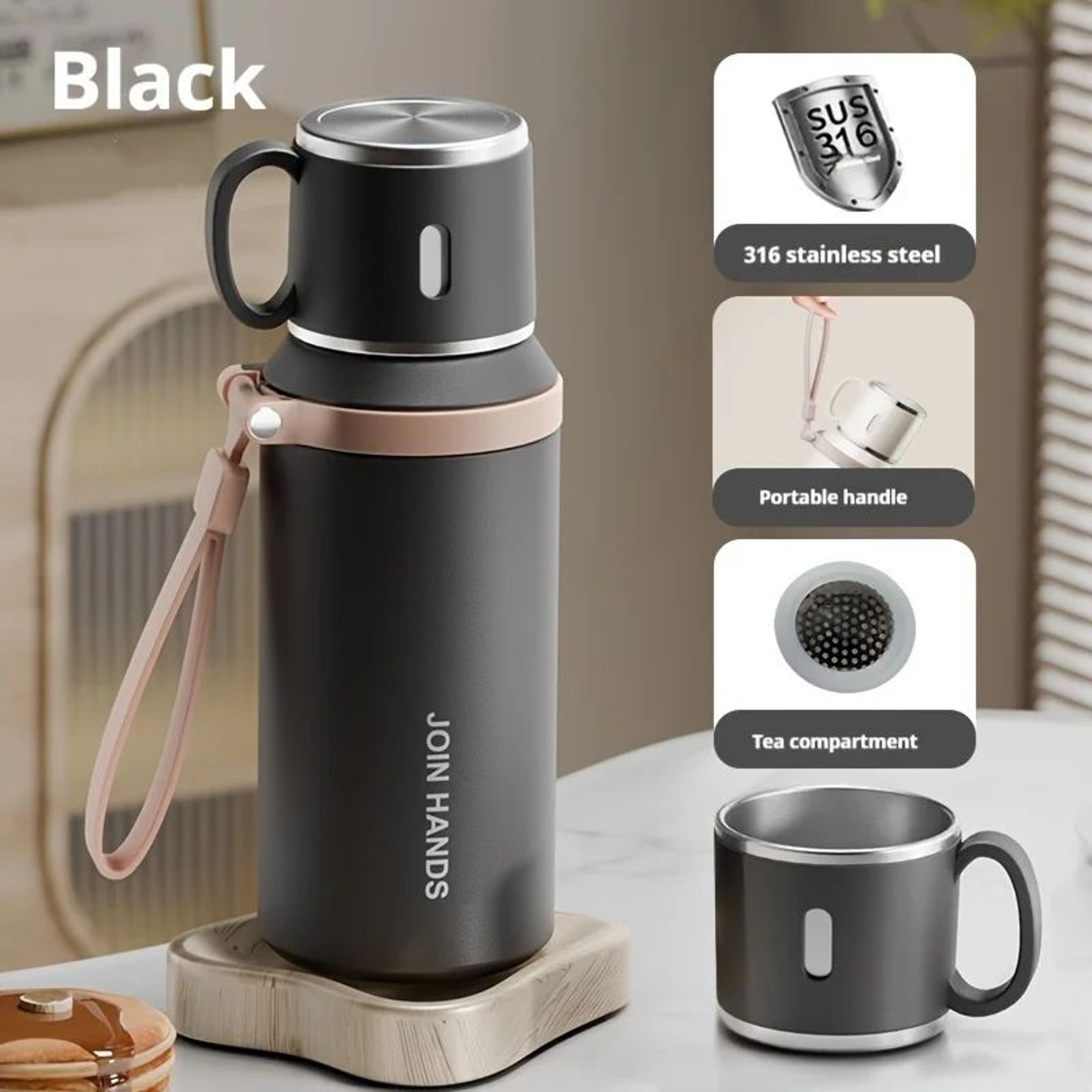316 Stainless Steel Insulated Vacuum Water Bottle With Cup 14