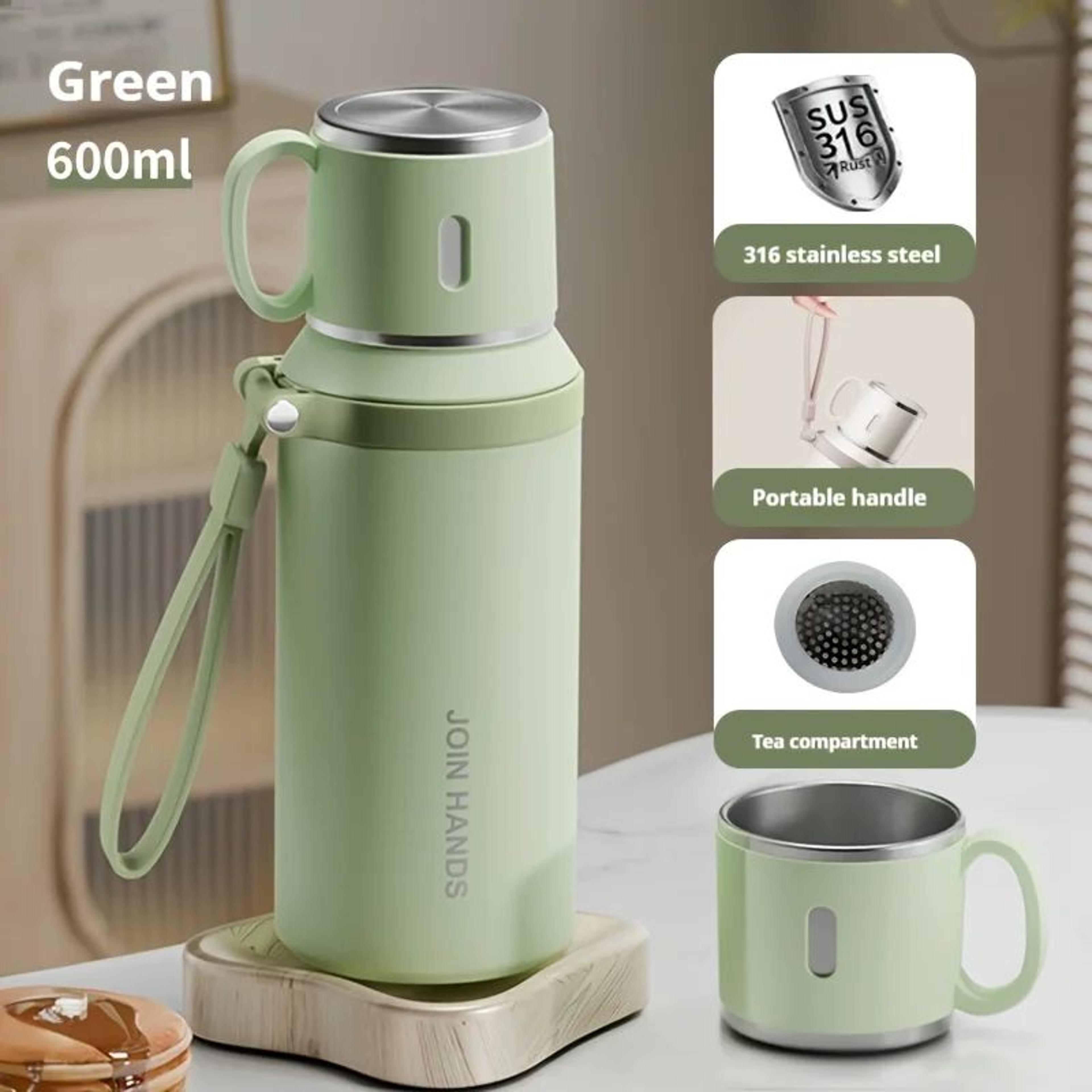 316 Stainless Steel Insulated Vacuum Water Bottle With Cup 15