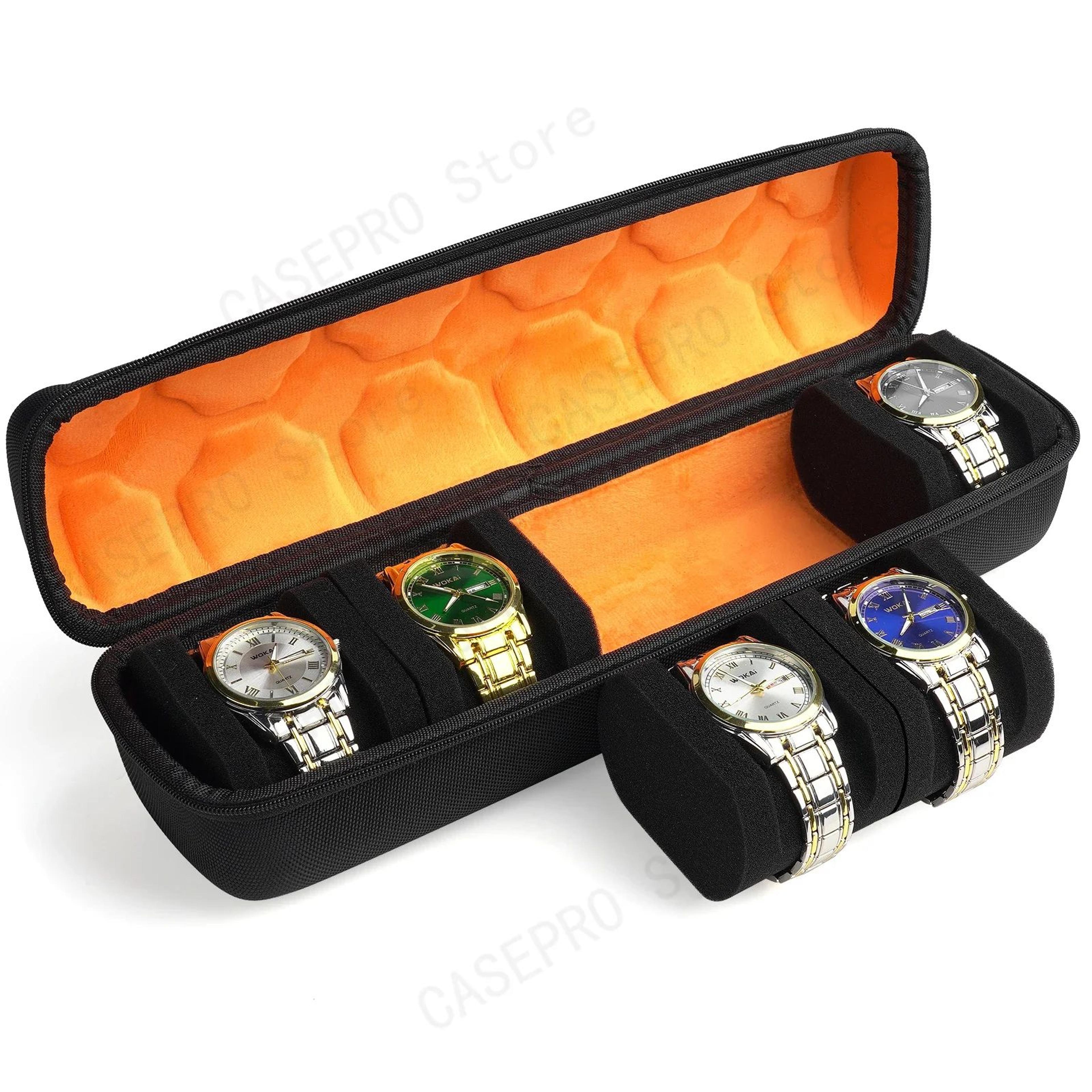 5 compartment plastic storage box with flip top lid