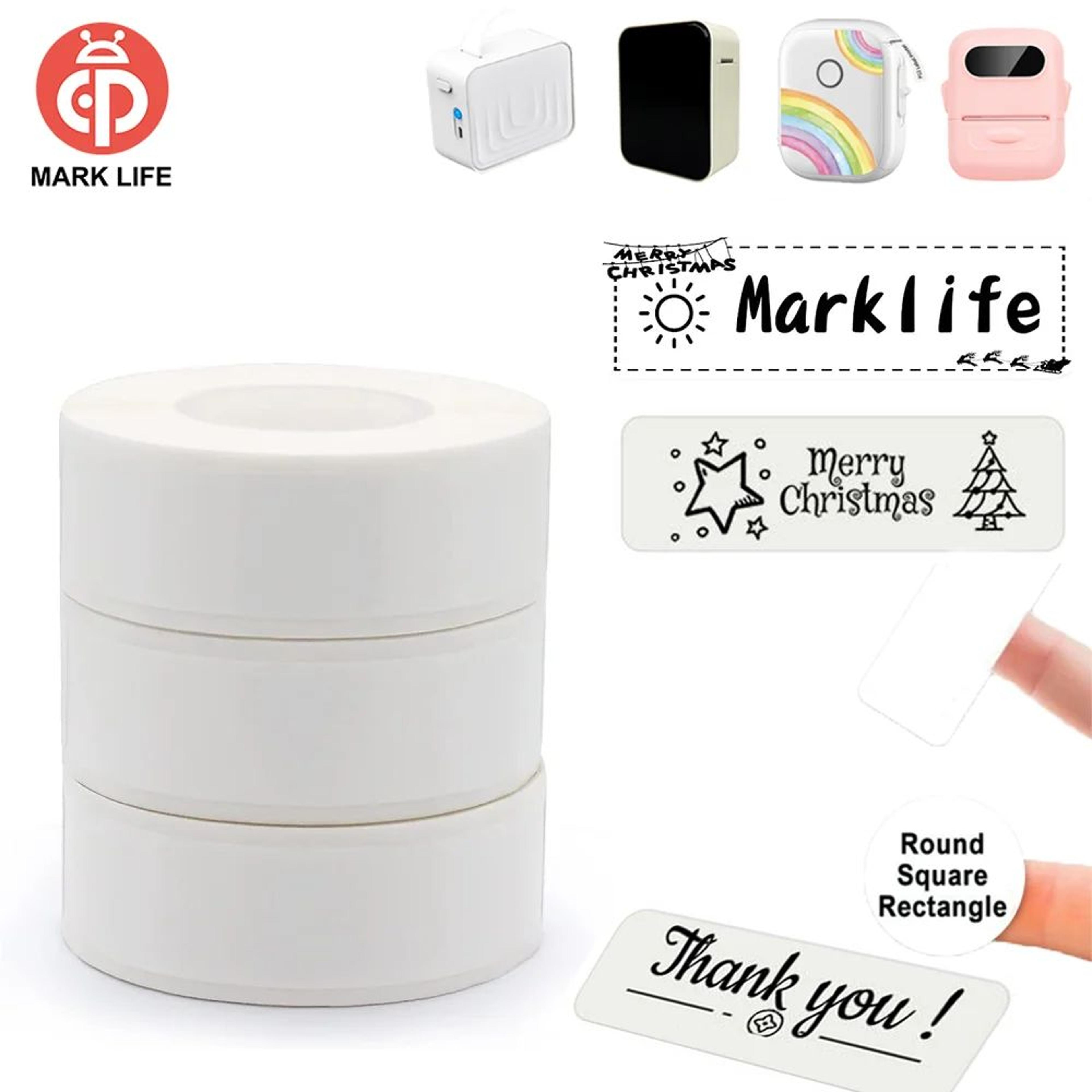 self adhesive thermal label rolls for mini portable printers