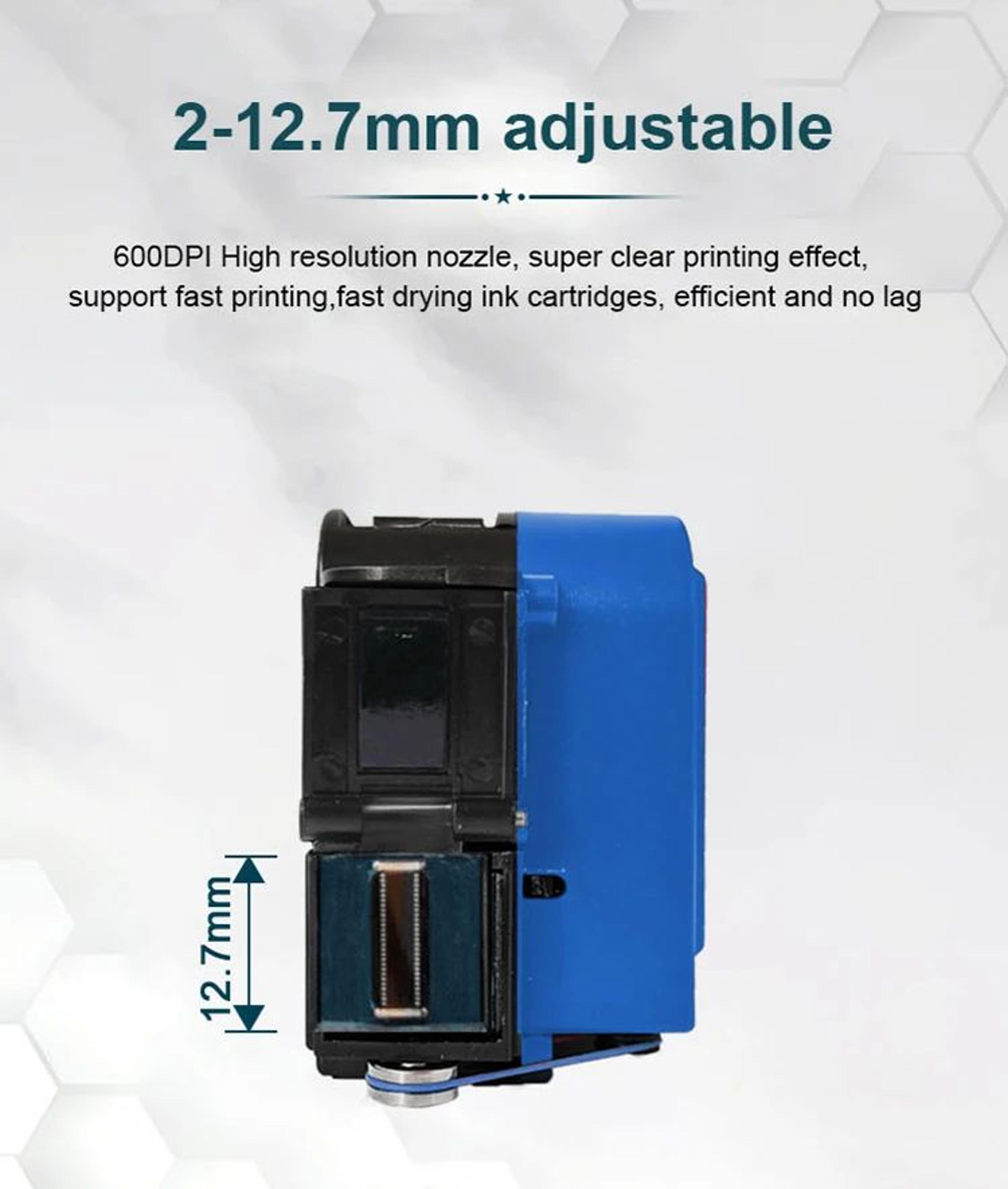 Phezer PC11Plus Handheld Inkjet Printer For Dates Logos And Barcodes 6